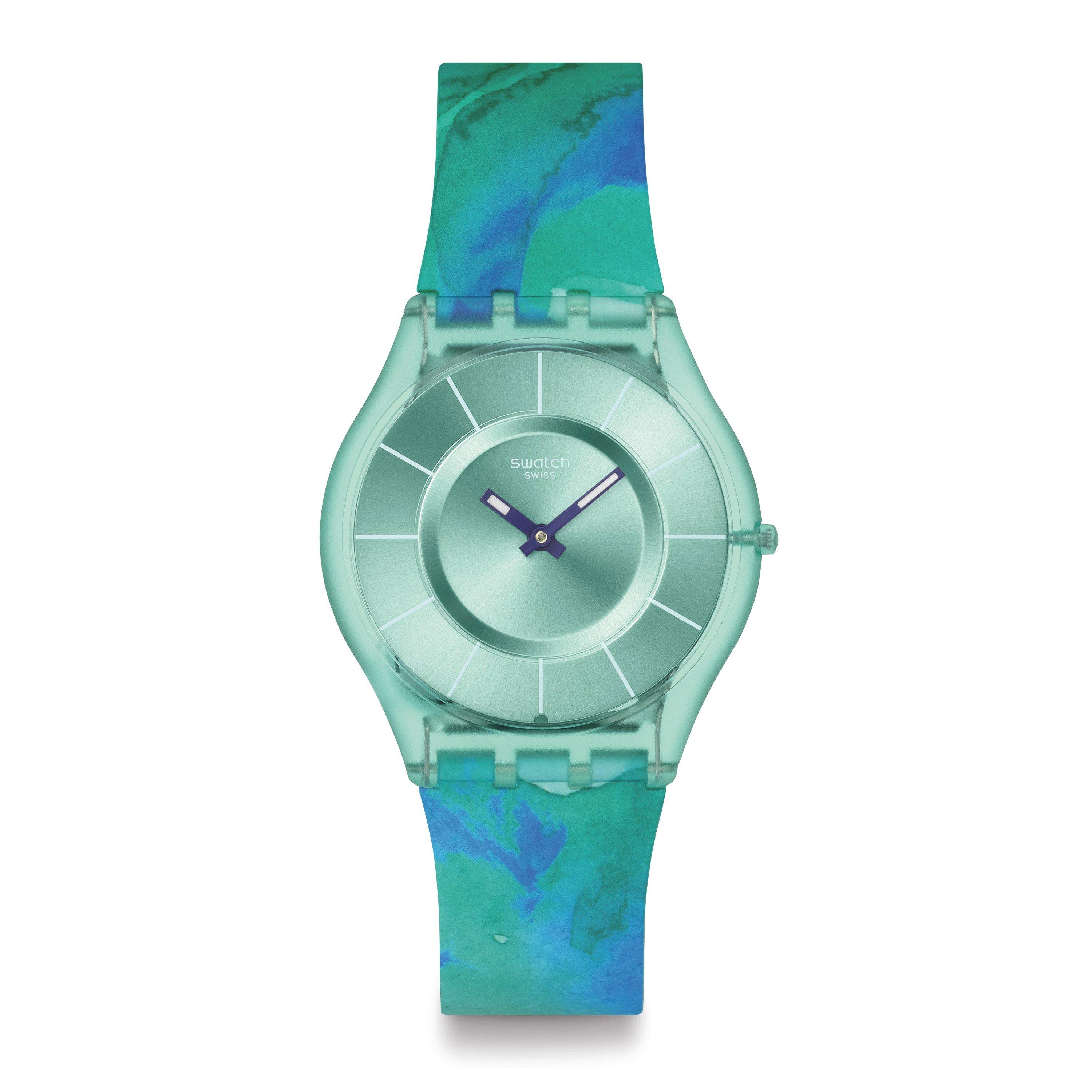 Swatch  Paradise Analogue Quartz Watch - Mist