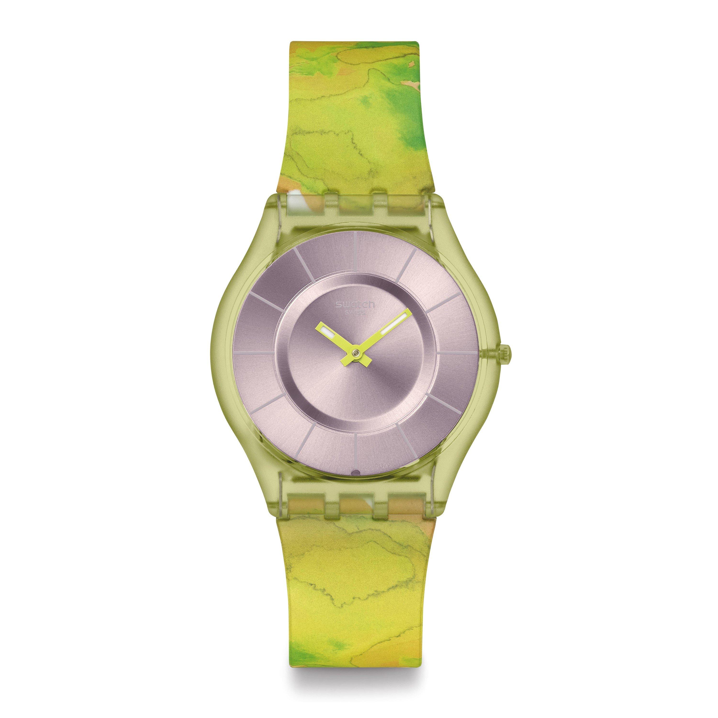 Swatch  Paradise Analogue Quartz Watch - Canopy