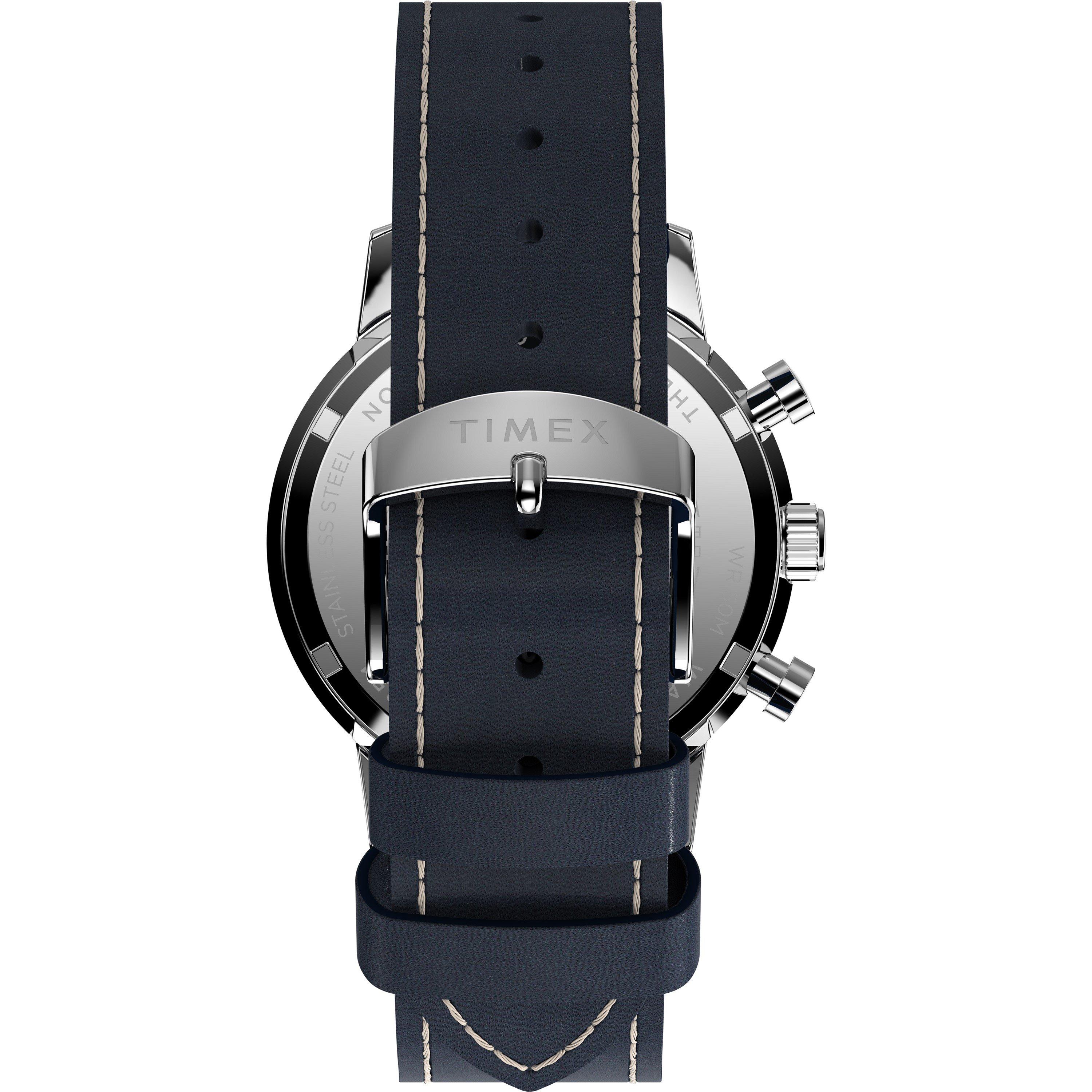 Silver/Blue - Timex - Men's L Marlin Analogue Quartz Watch - 5