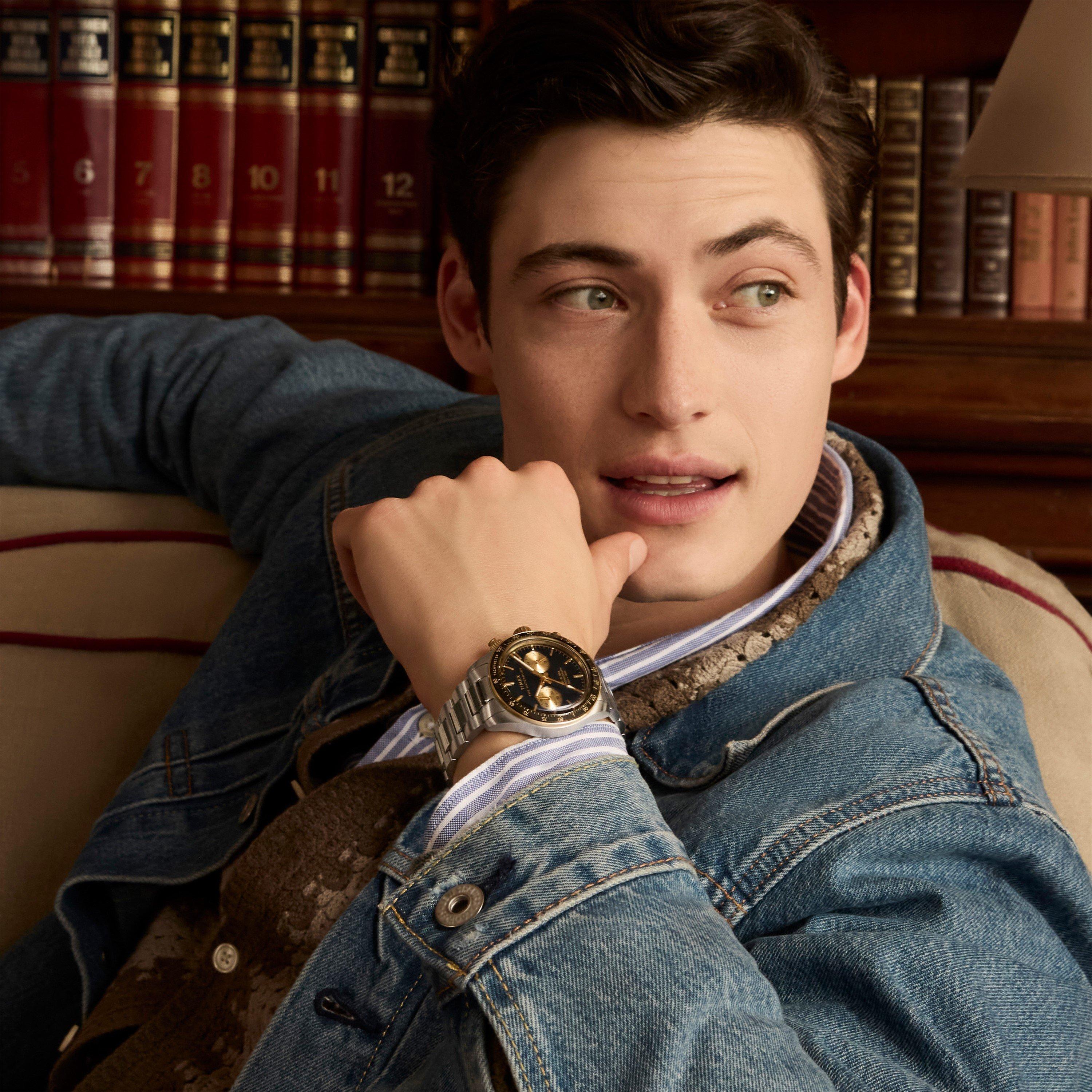 Black/Silver - Timex - Men's L Waterbury Quartz Watch - 2