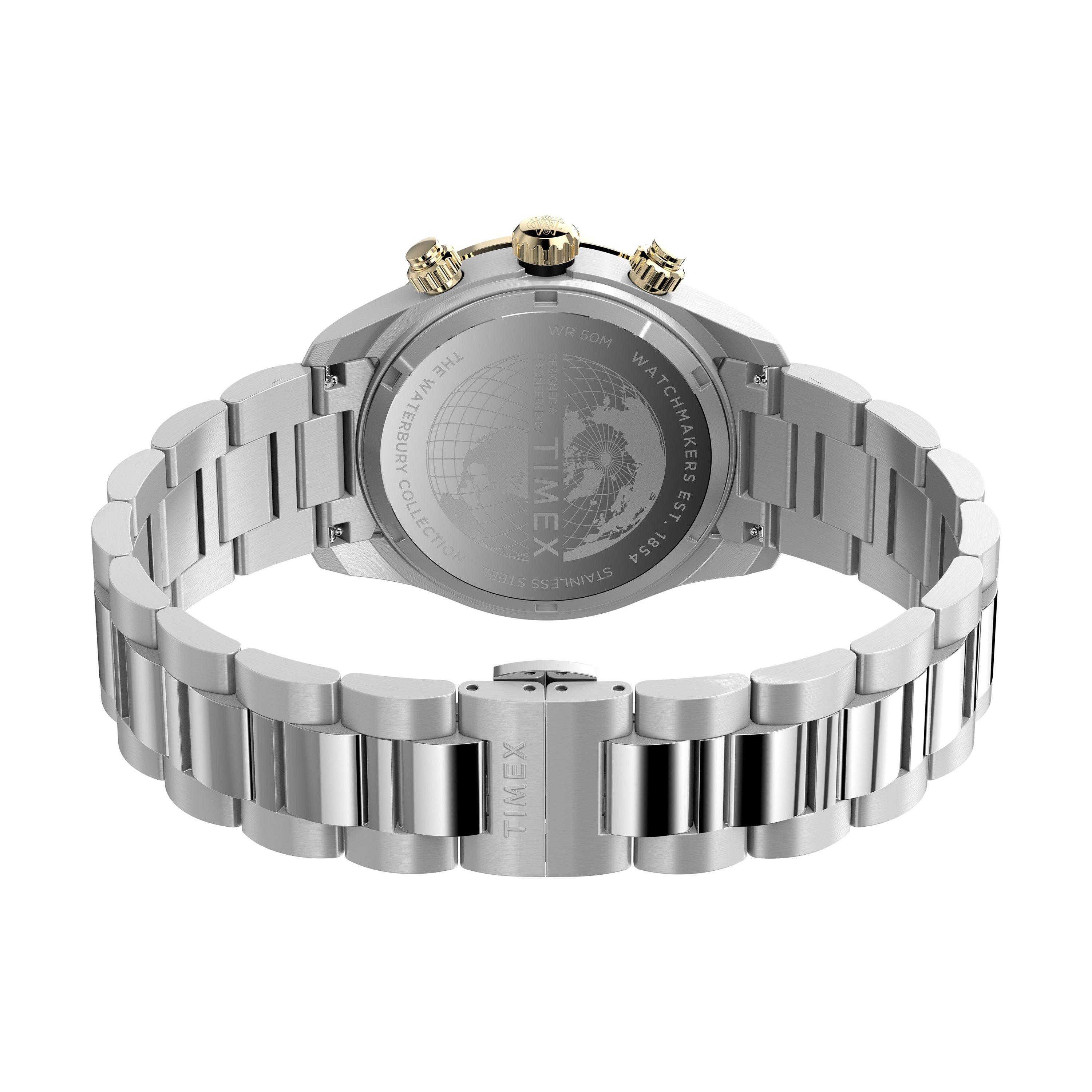 Black/Silver - Timex - Men's L Waterbury Quartz Watch - 8