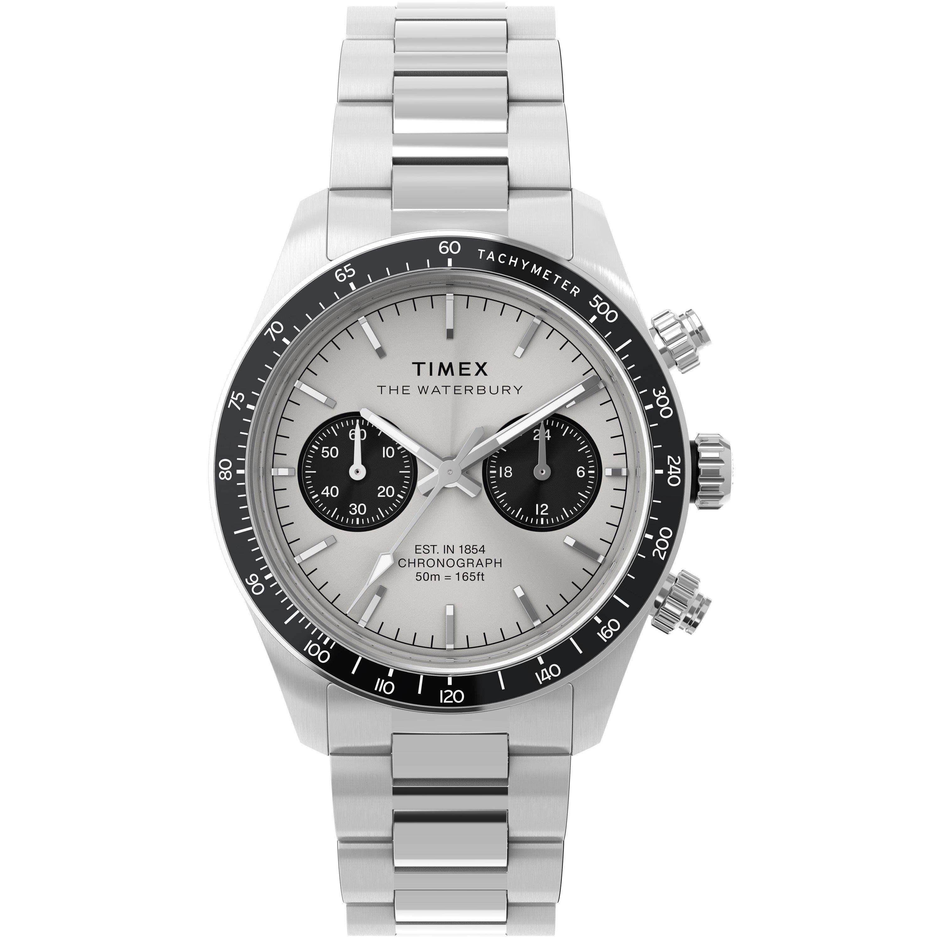 Silver - Timex - Men's L Waterbury Quartz Watch - 1