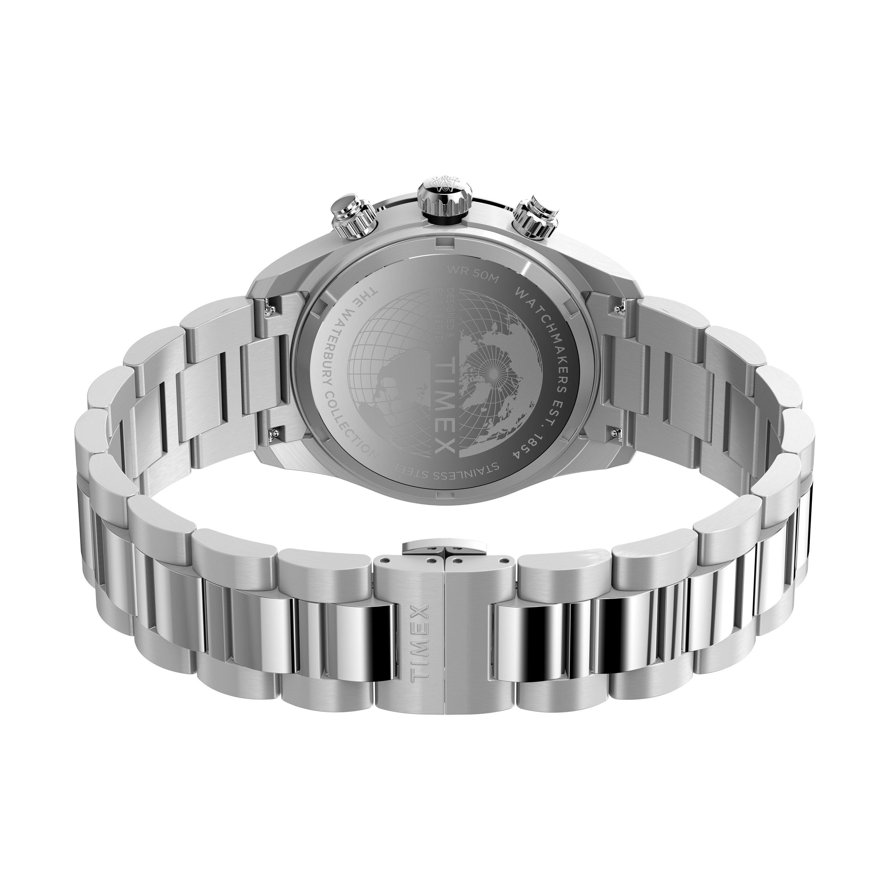 Silver - Timex - Men's L Waterbury Quartz Watch - 7