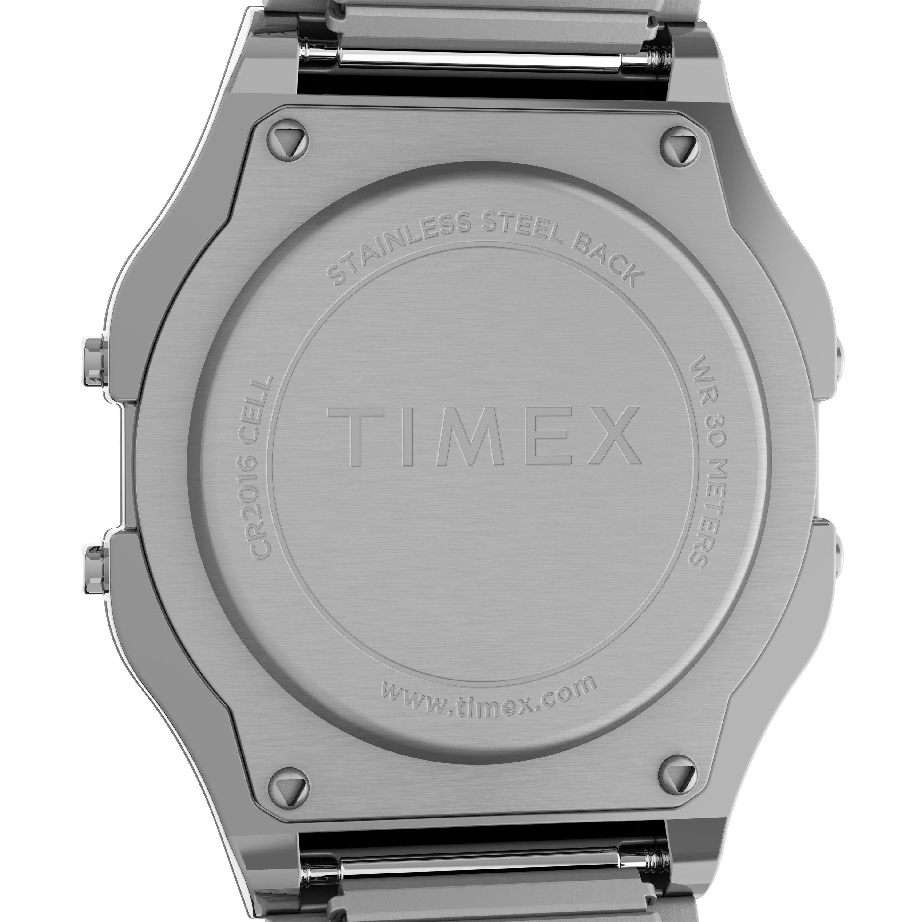 Silver - Timex - Classic T80 Digital Watch - 4