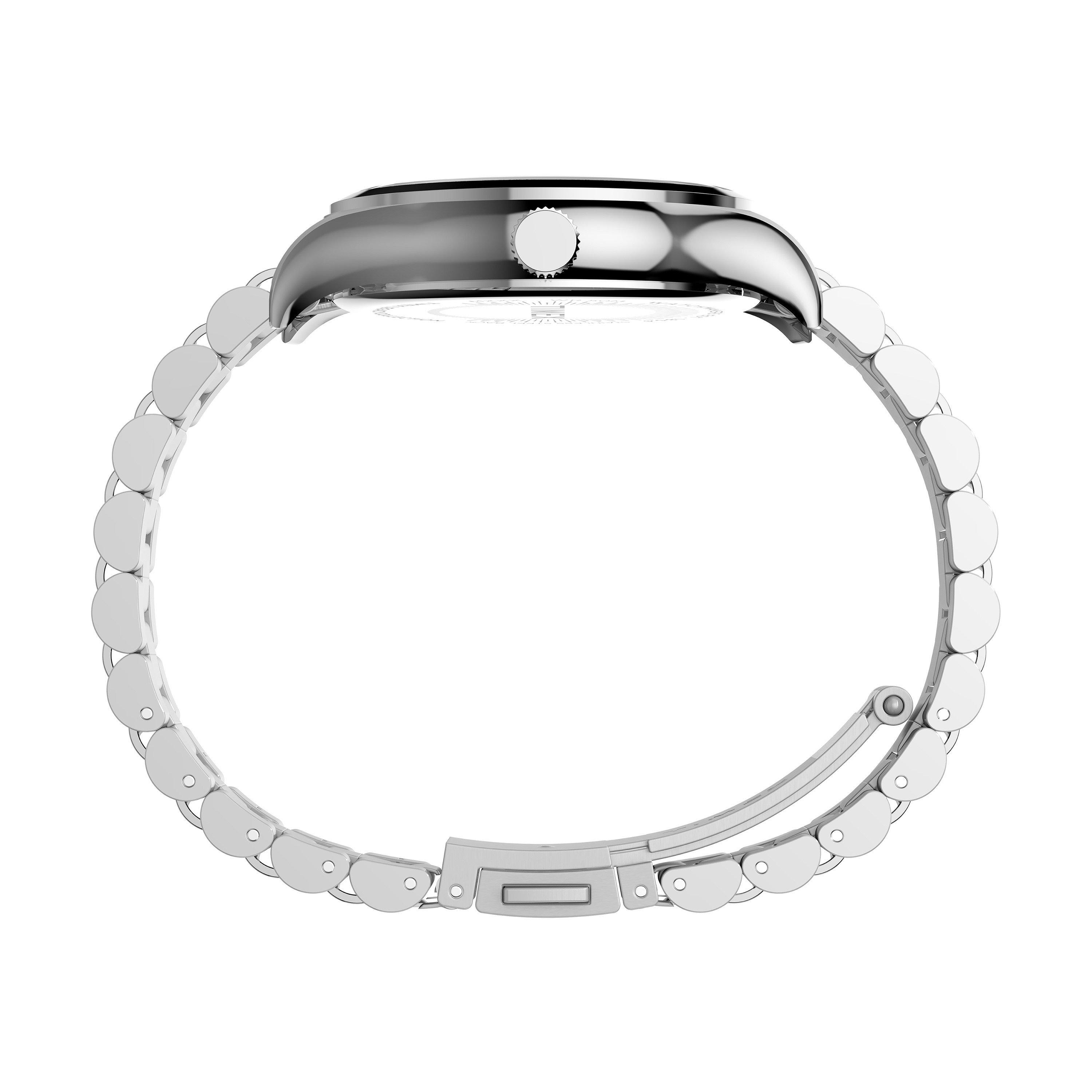 White/Silver - Timex - Women's Legacy Analogue Quartz Watch - 2