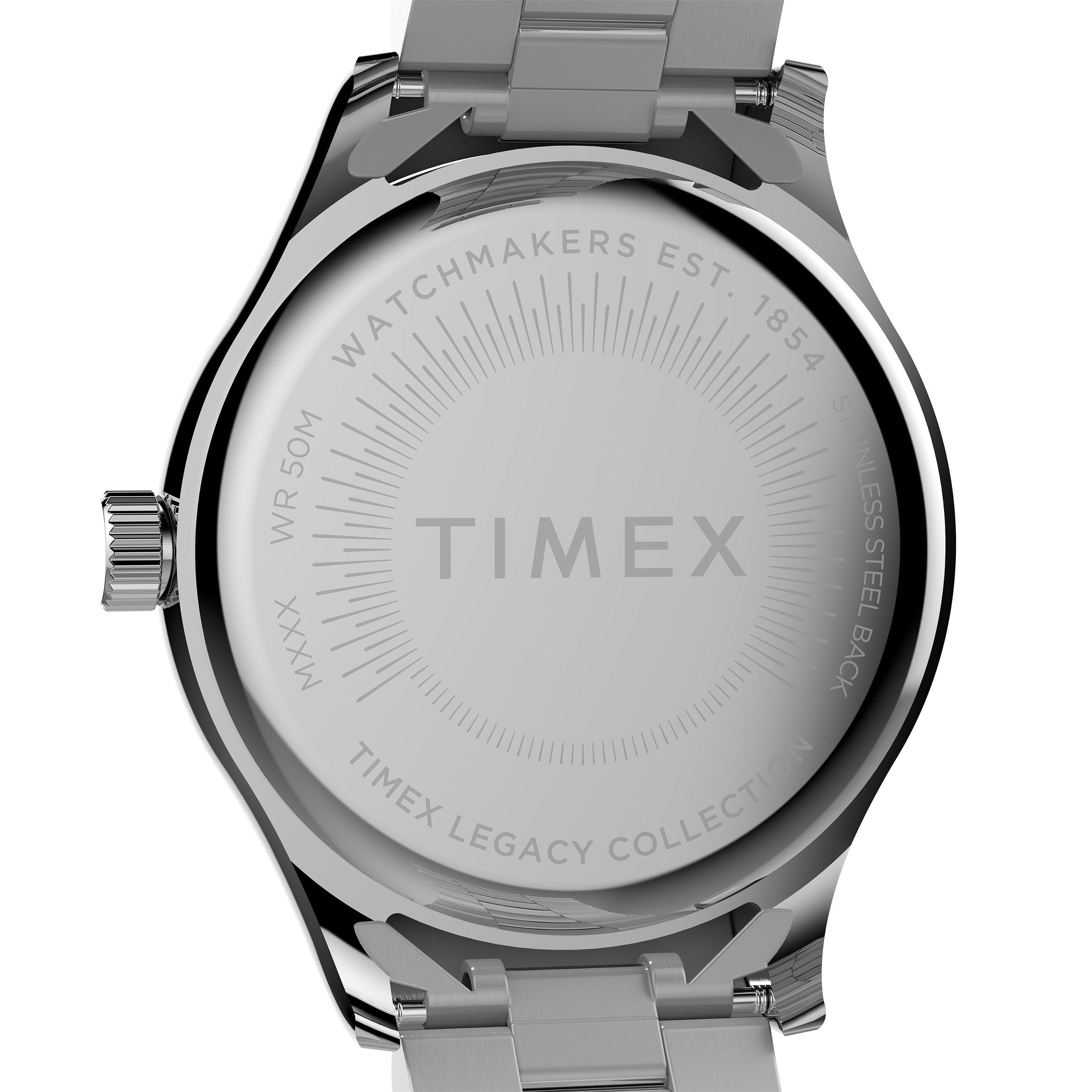 White/Silver - Timex - Women's Legacy Analogue Quartz Watch - 4