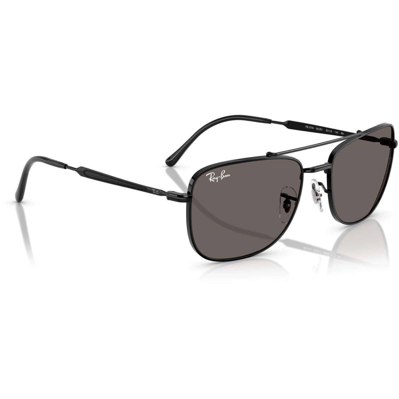 Ray-Ban  Rectangle Sunglasses - Black/Grey