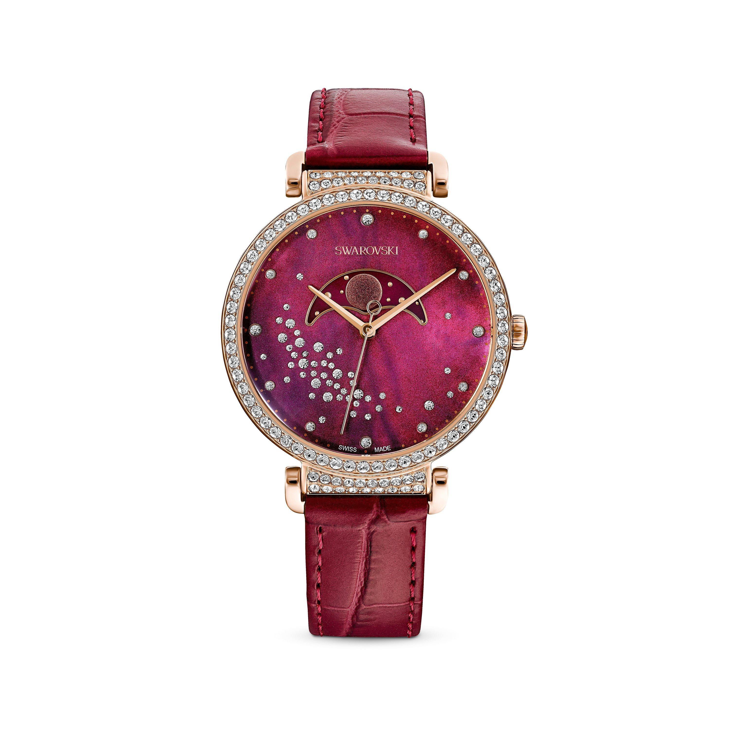 Red - Swarovski - Women's Analogue Quartz Watch - 1
