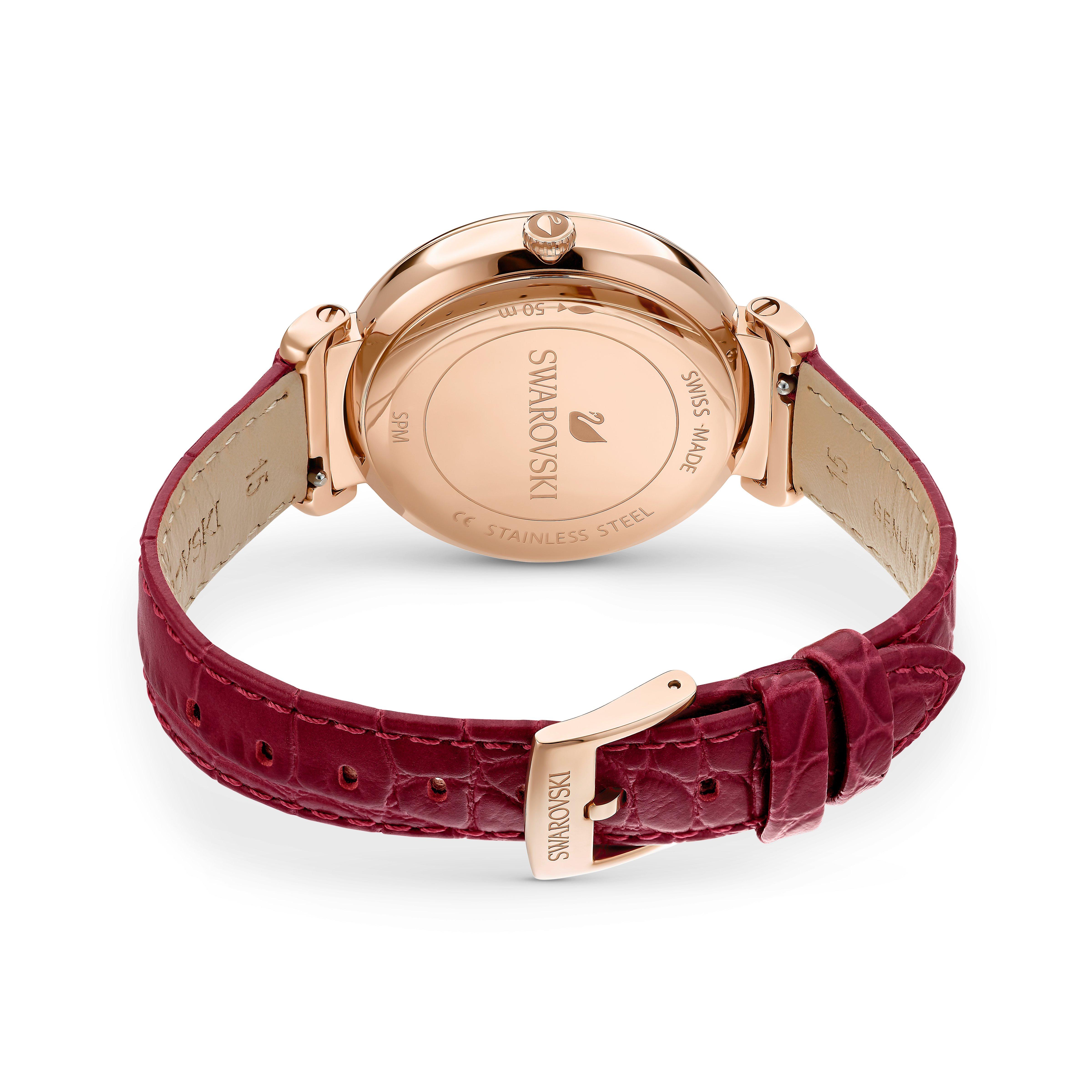 Red - Swarovski - Women's Analogue Quartz Watch - 4