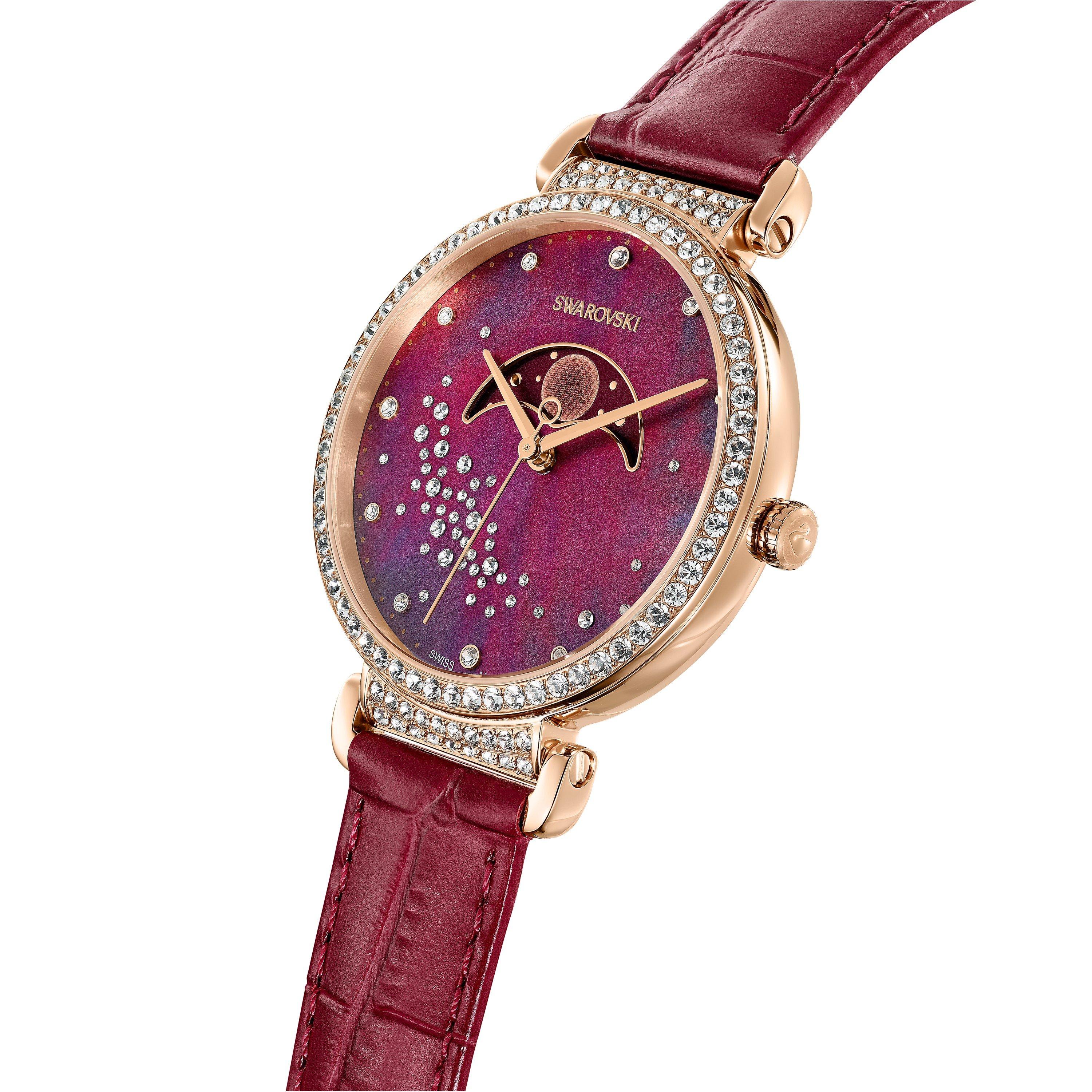 Red - Swarovski - Women's Analogue Quartz Watch - 5