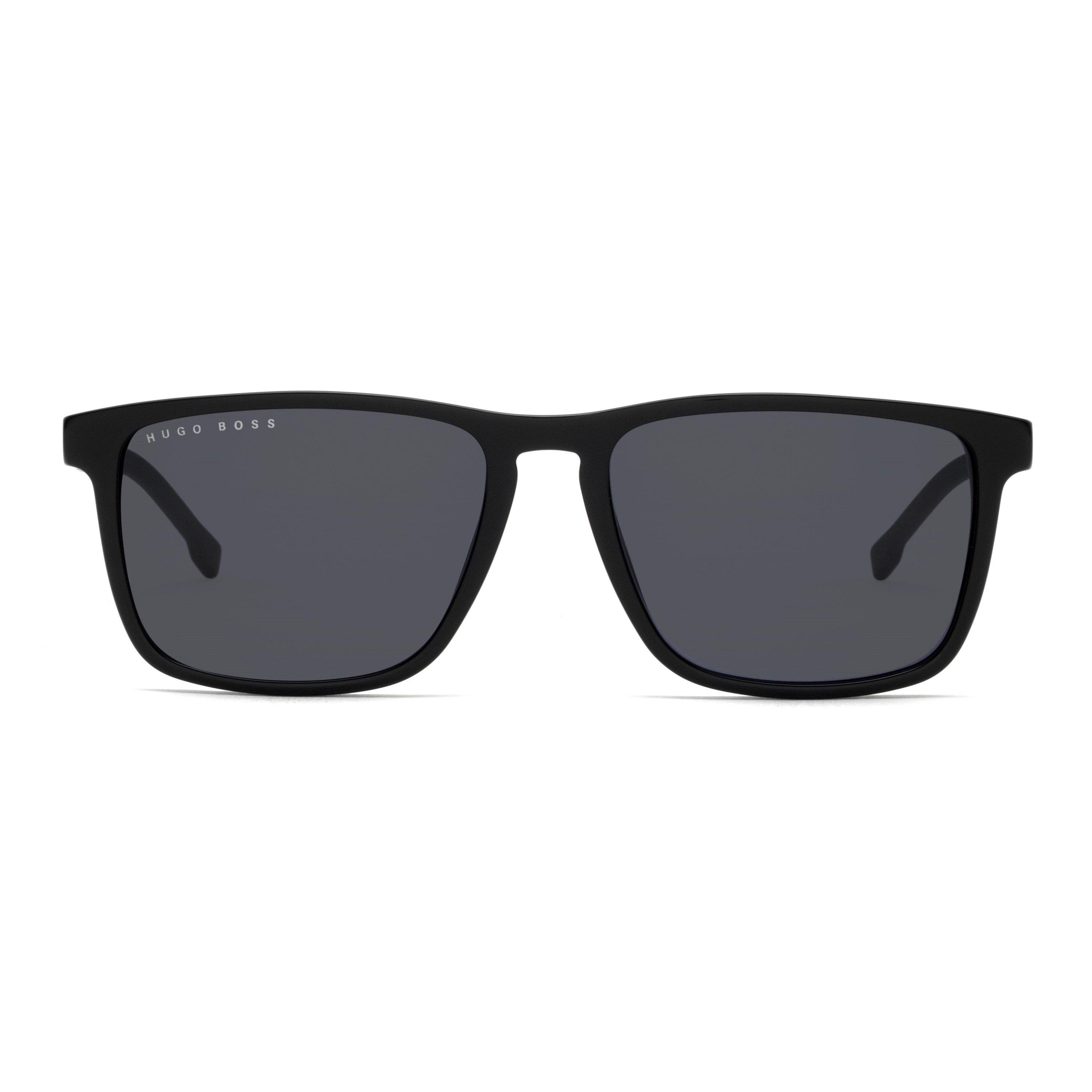 Black - Boss - Men's Square Sunglasses, Square Design - 2