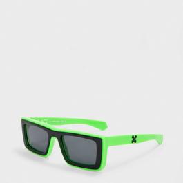 Off White Unisex Square Sunglasses, Square Design