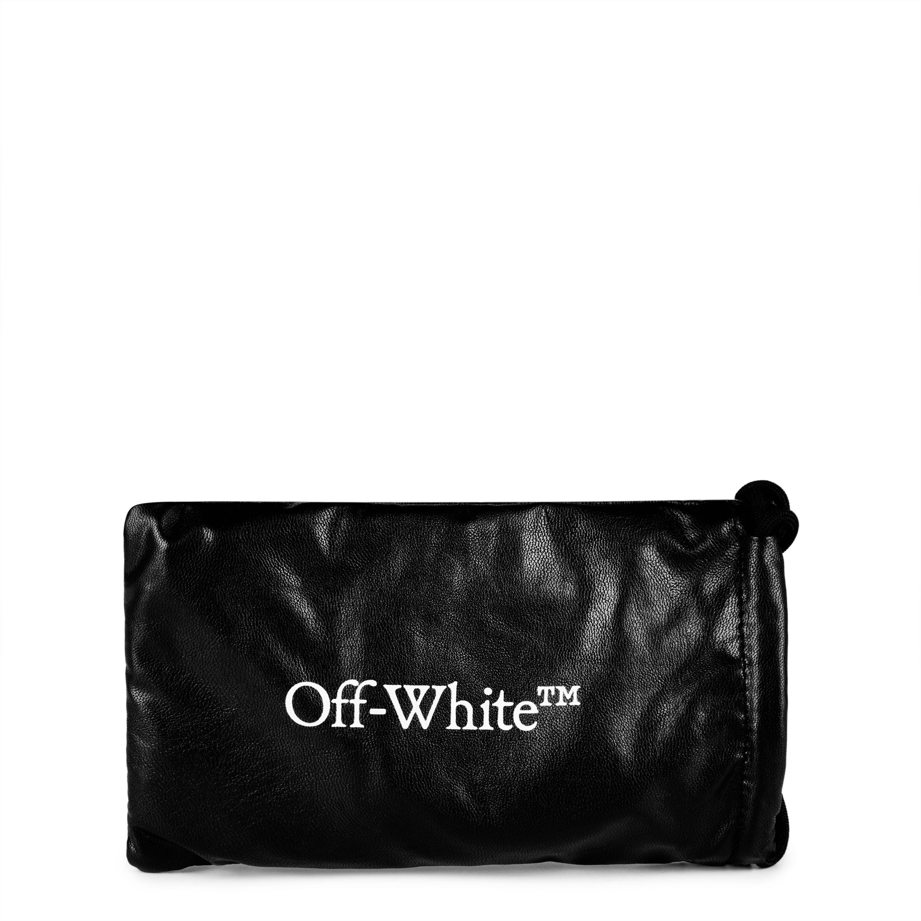 Grey - Off White - Women's Logo Print Square Frame Sunglasses - 4