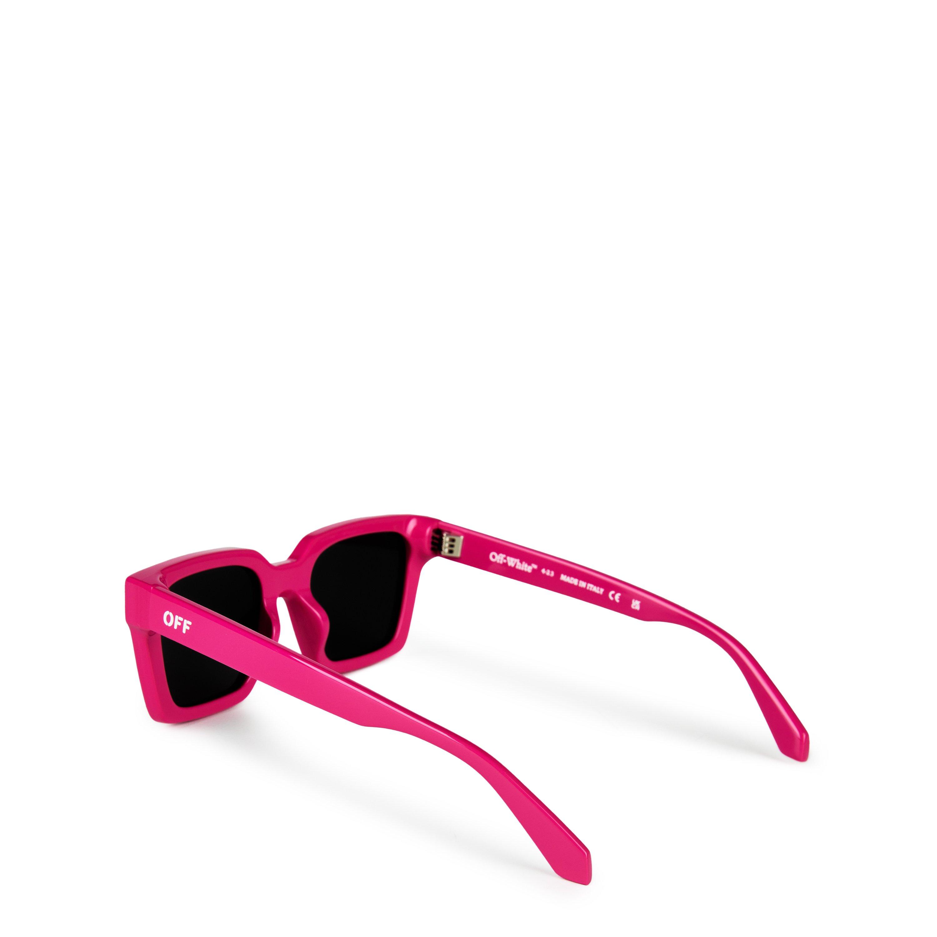 Fuchsia - Off White - Women's Palermo Acetate Square Sunglasses - 3