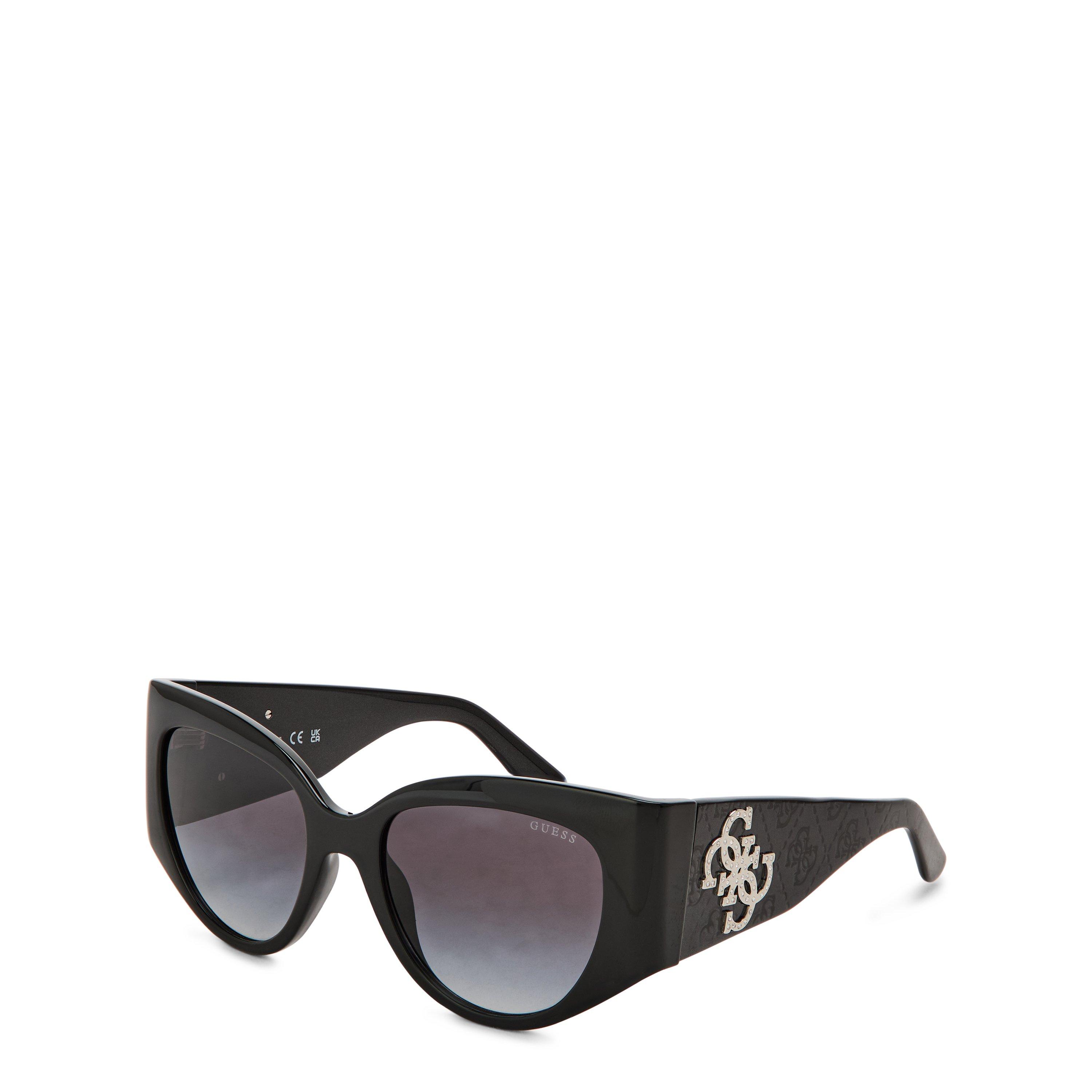 Guess Women's Cat Eye Sunglasses - Shiny Black