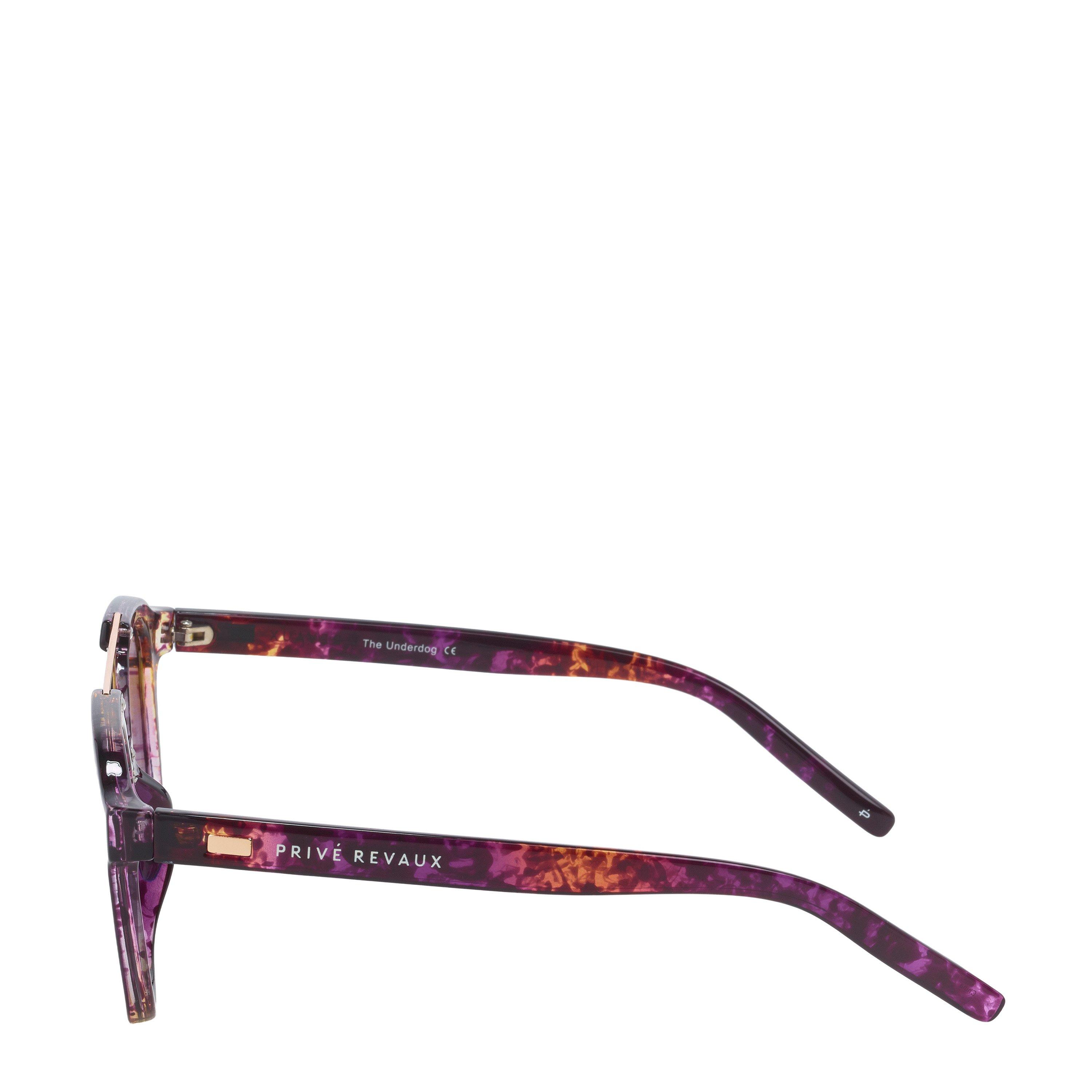 Paars - Prive Revaux - Adults Clubmaster Sunglasses - 2