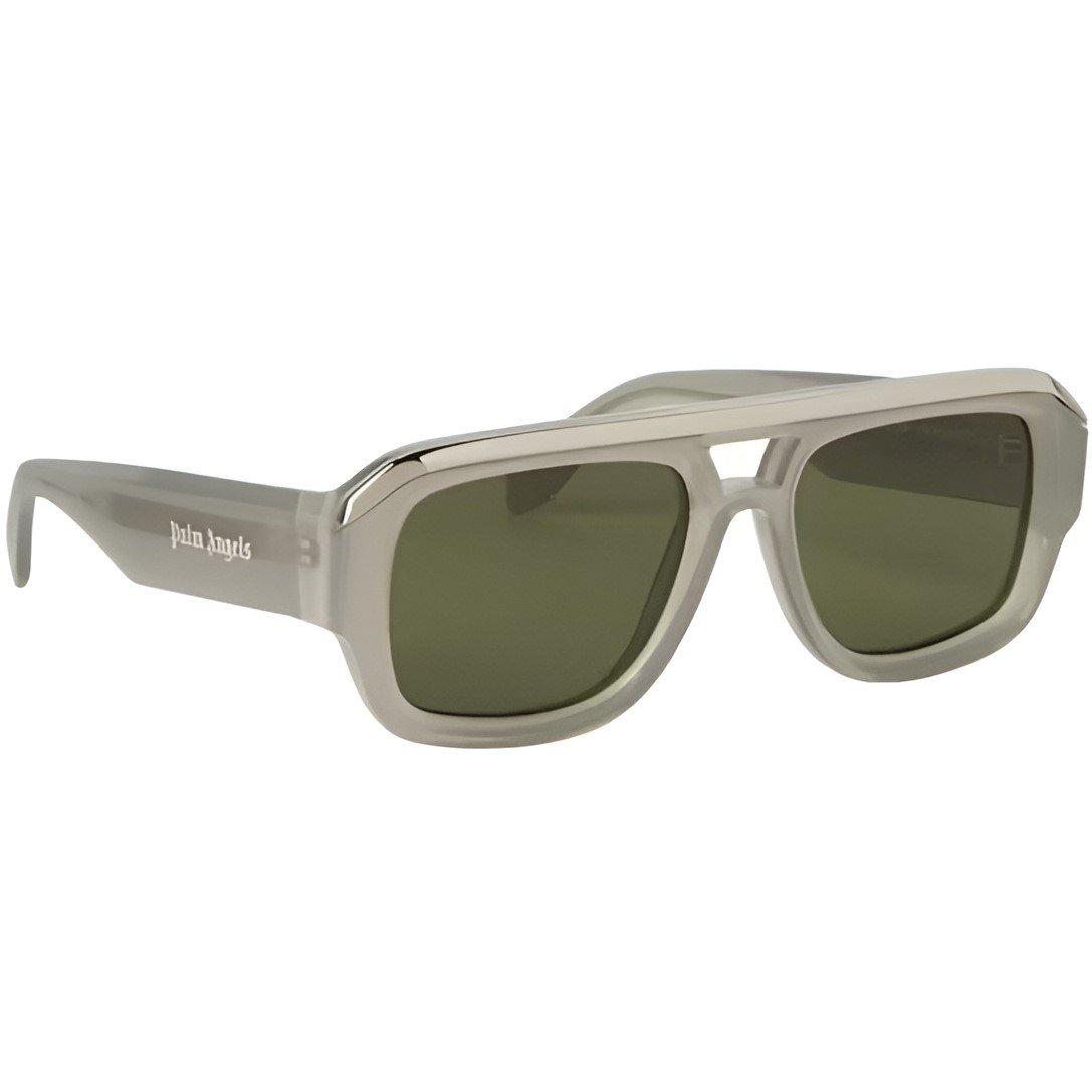 Grey Green - Palm Angels - Men's Stockton Rectangle Sunglasses - 1