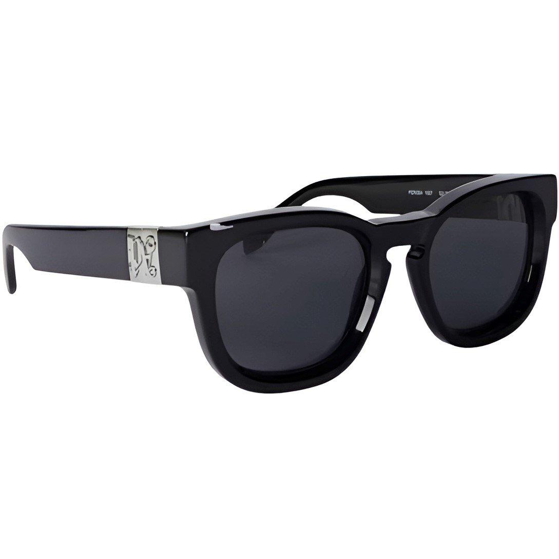 Black Dark Grey - Palm Angels - Men's Riverside Rectangle Sunglasses - 1