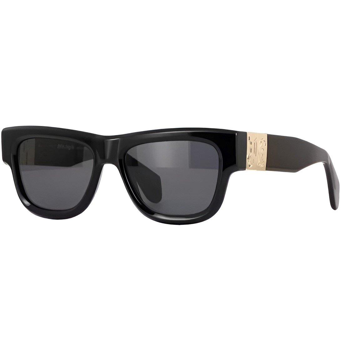 Black Dark Grey - Palm Angels - Men's Merrill Rectangle Sunglasses - 2