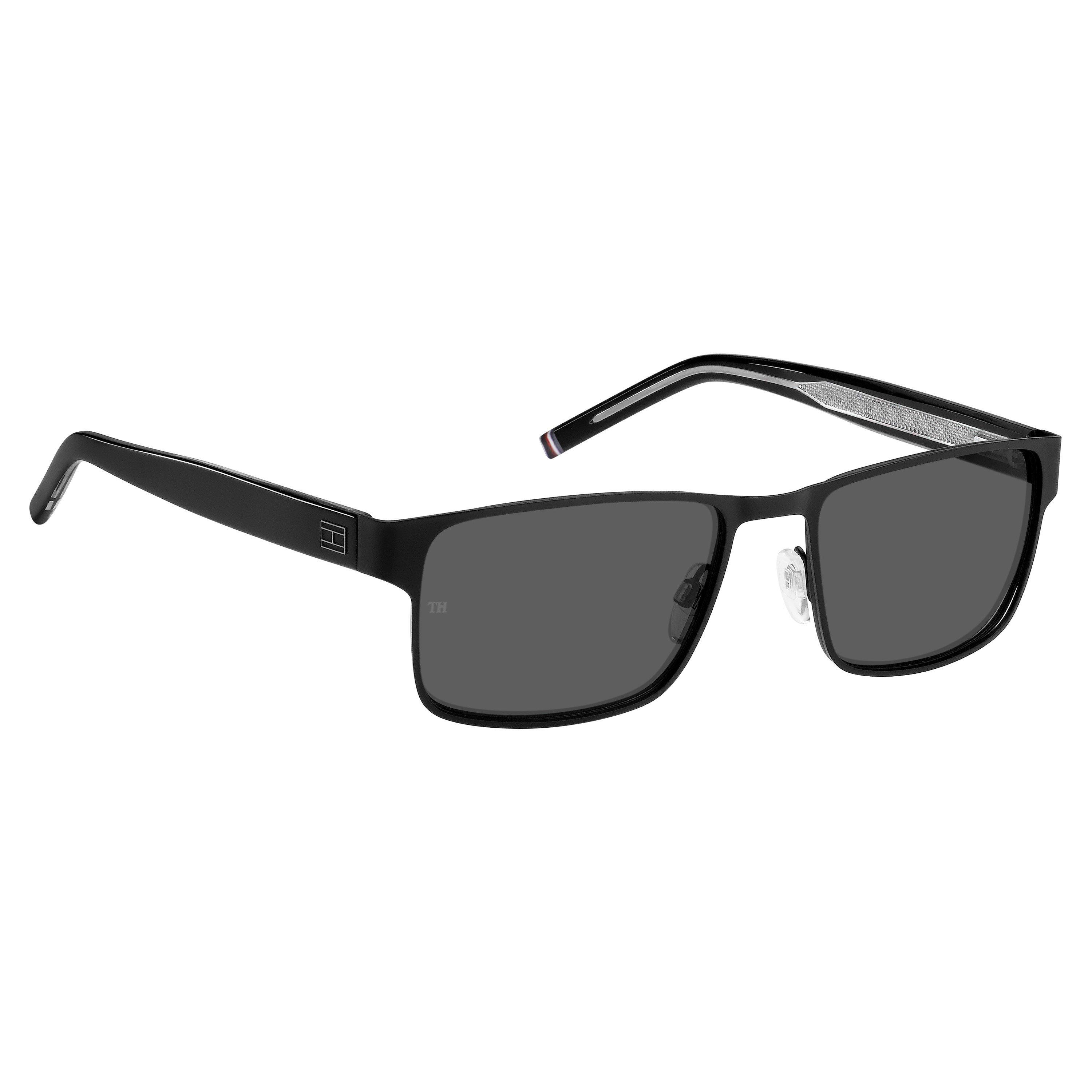 Matte black - Tommy Hilfiger - Hil Sun Rectangle Su Sn00 - 3