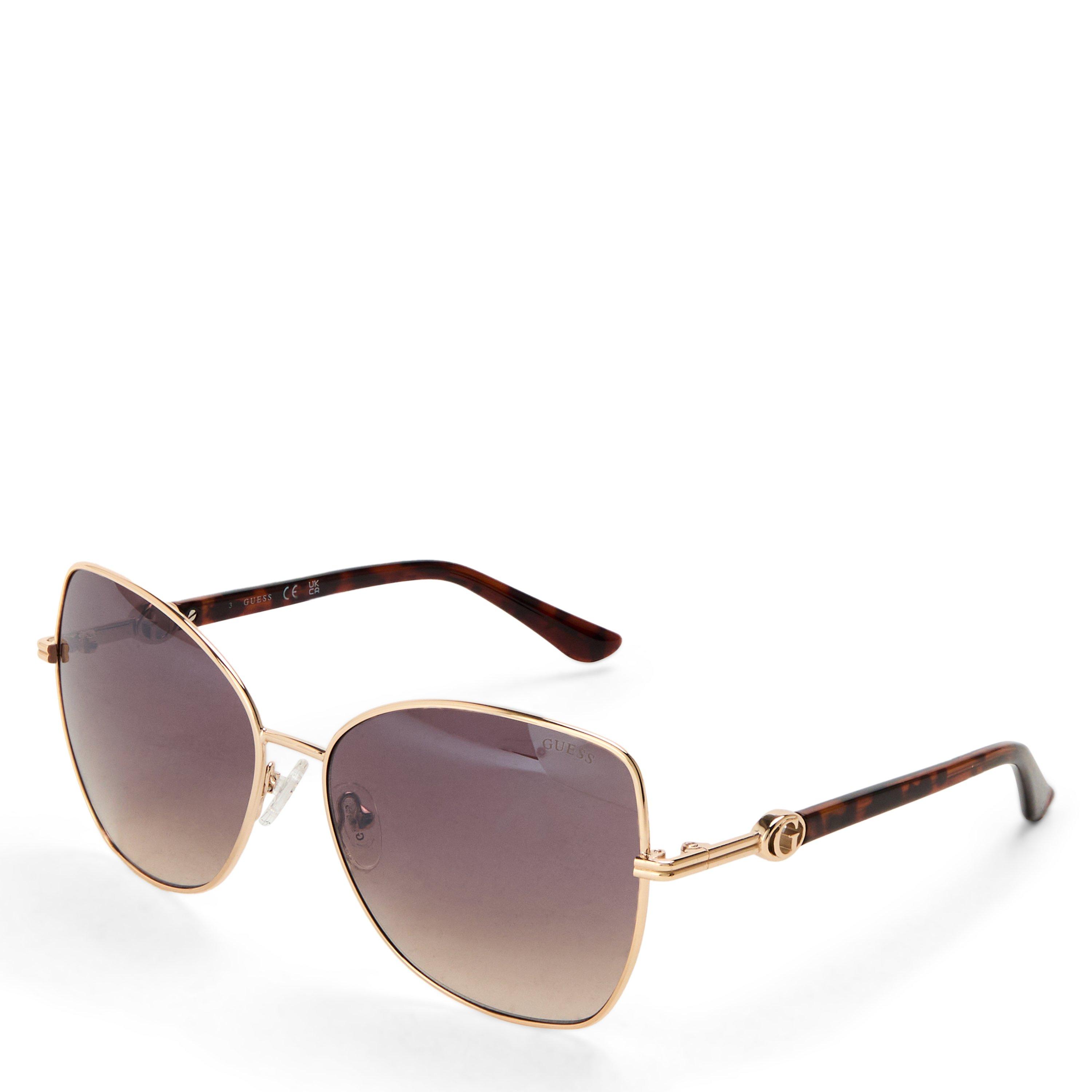 Guess Women's Cat Eye Sunglasses - Gold