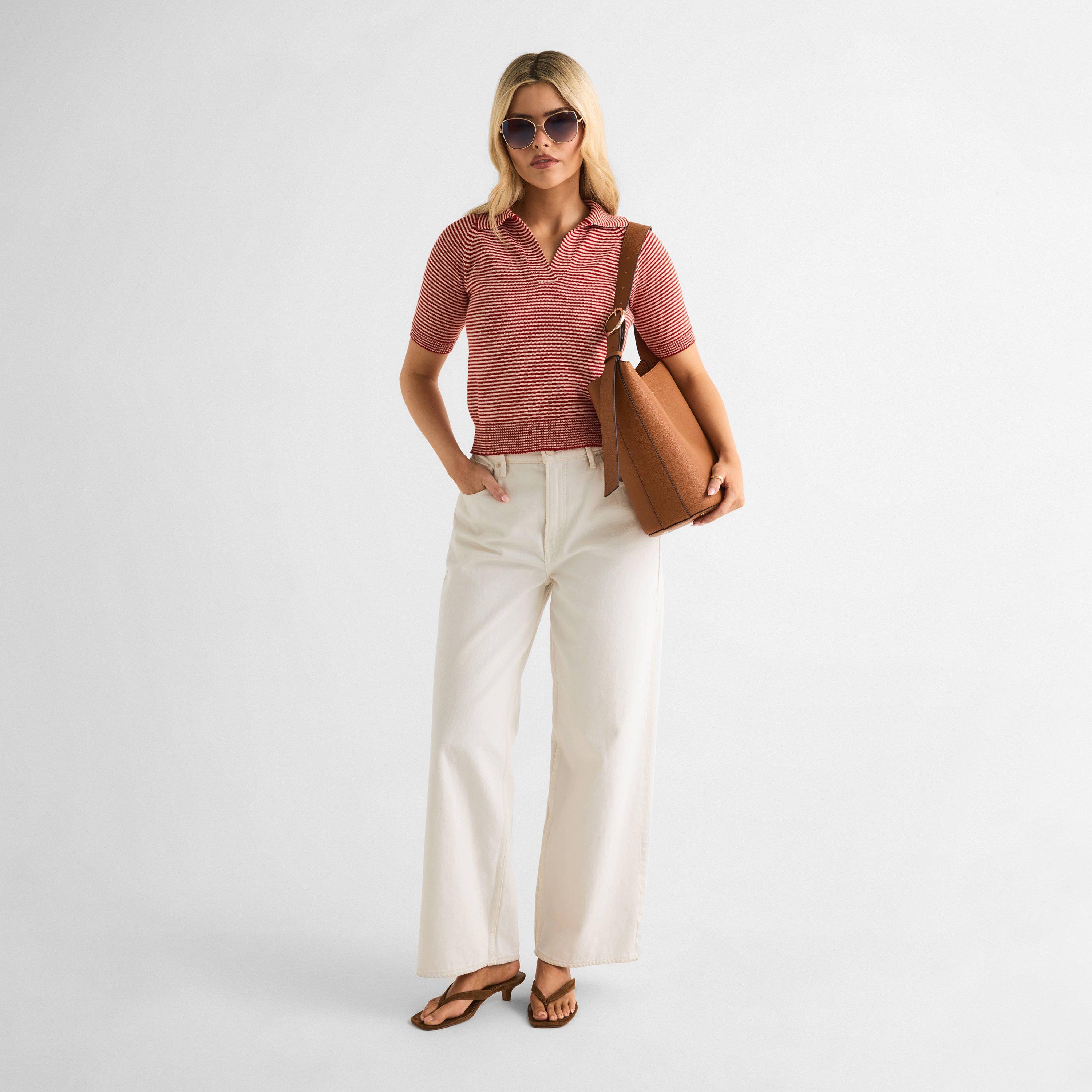 Gold - Guess - Women's Cat Eye Sunglasses - 5