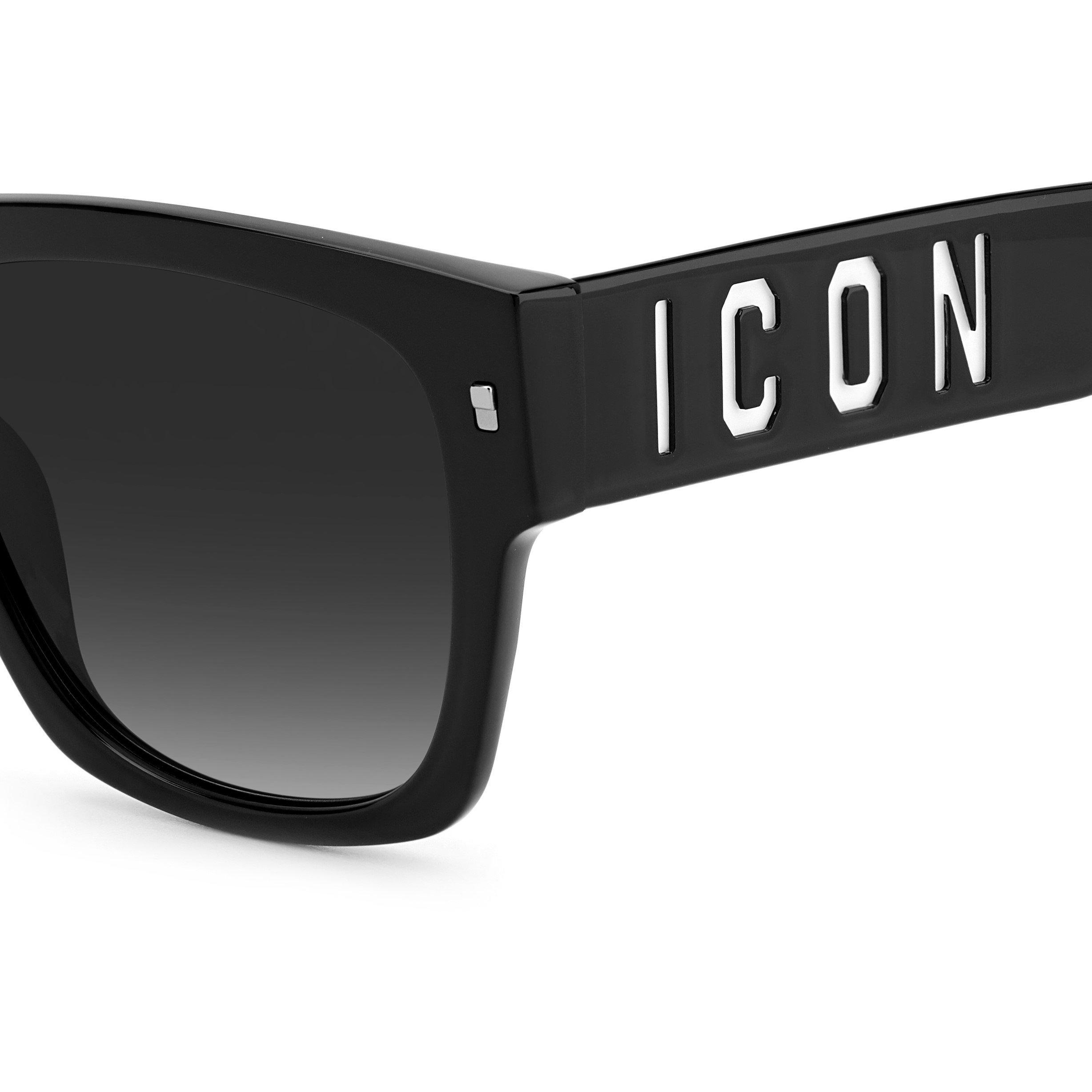 Black/White - DSquared2 - DSQ Sun Rectangle Su Sn00 - 4