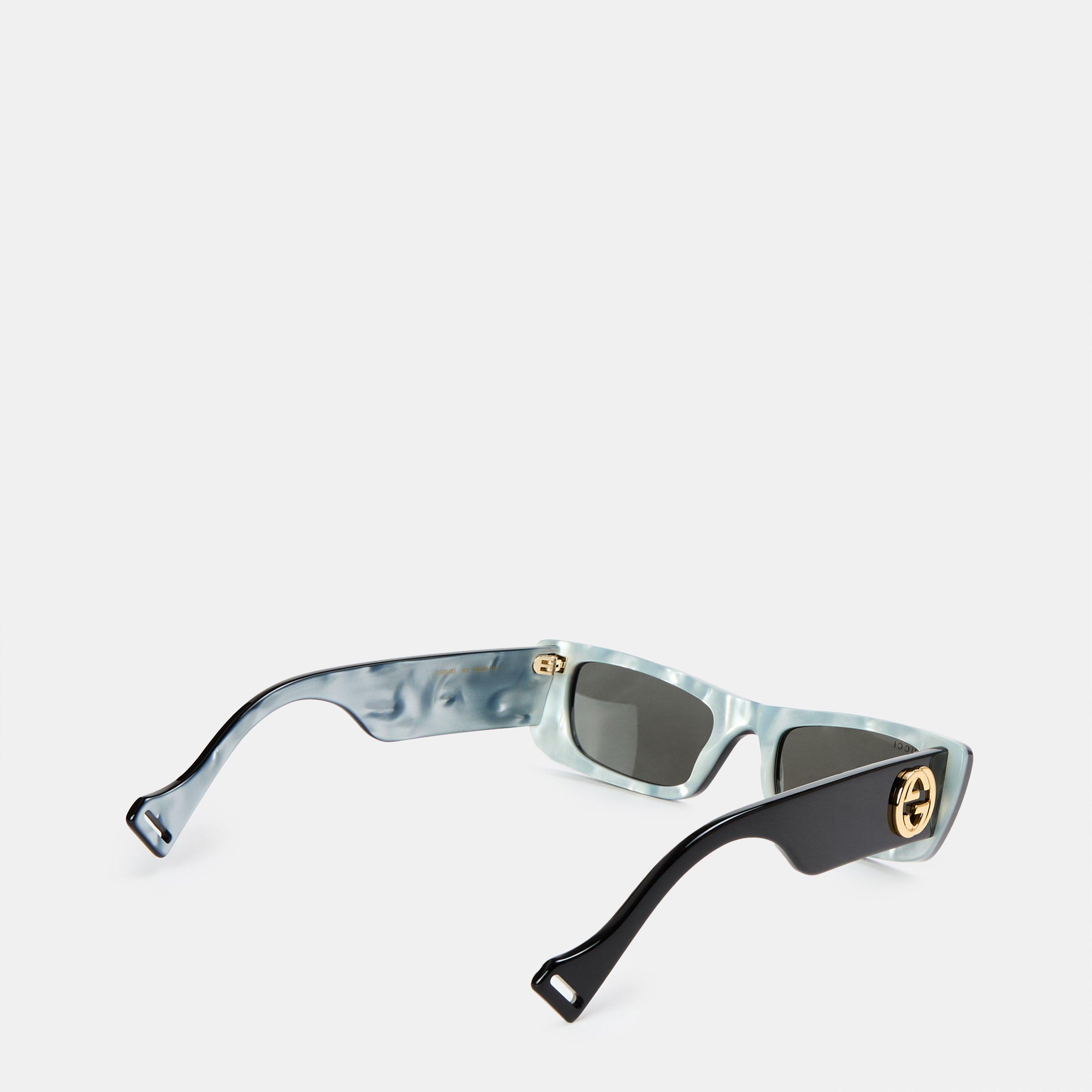  Black - Gucci - Women's Fluo Rectangle Sunglasses - 2