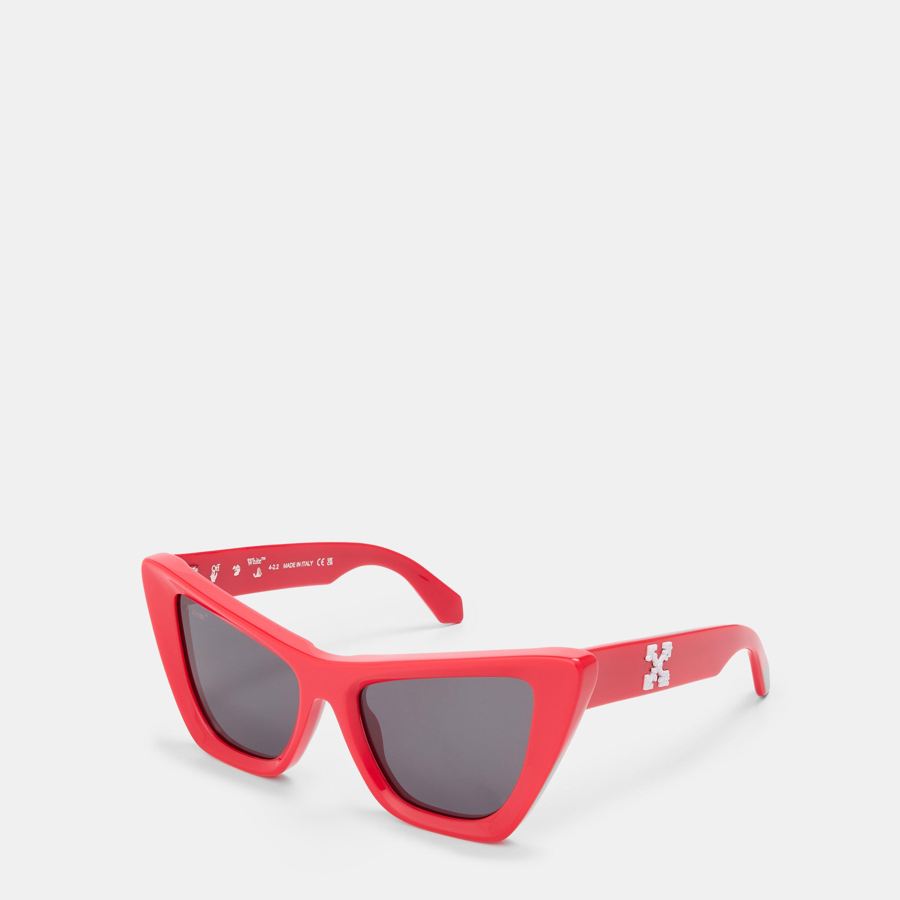 Off White Unisex Square Sunglasses, Square Design
