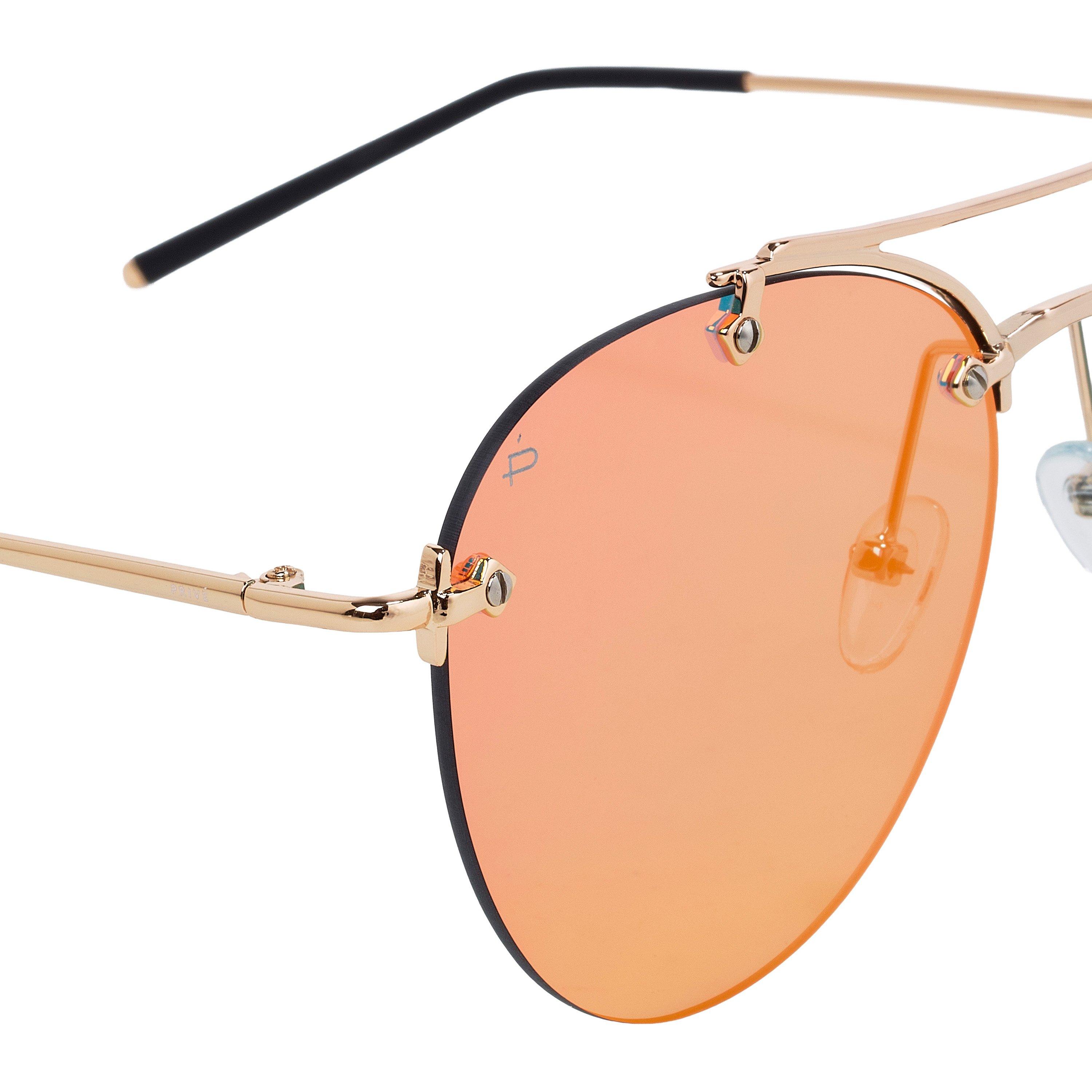 Goud - Prive Revaux - Adults The Dutchess Aviator Sunglasses - 3