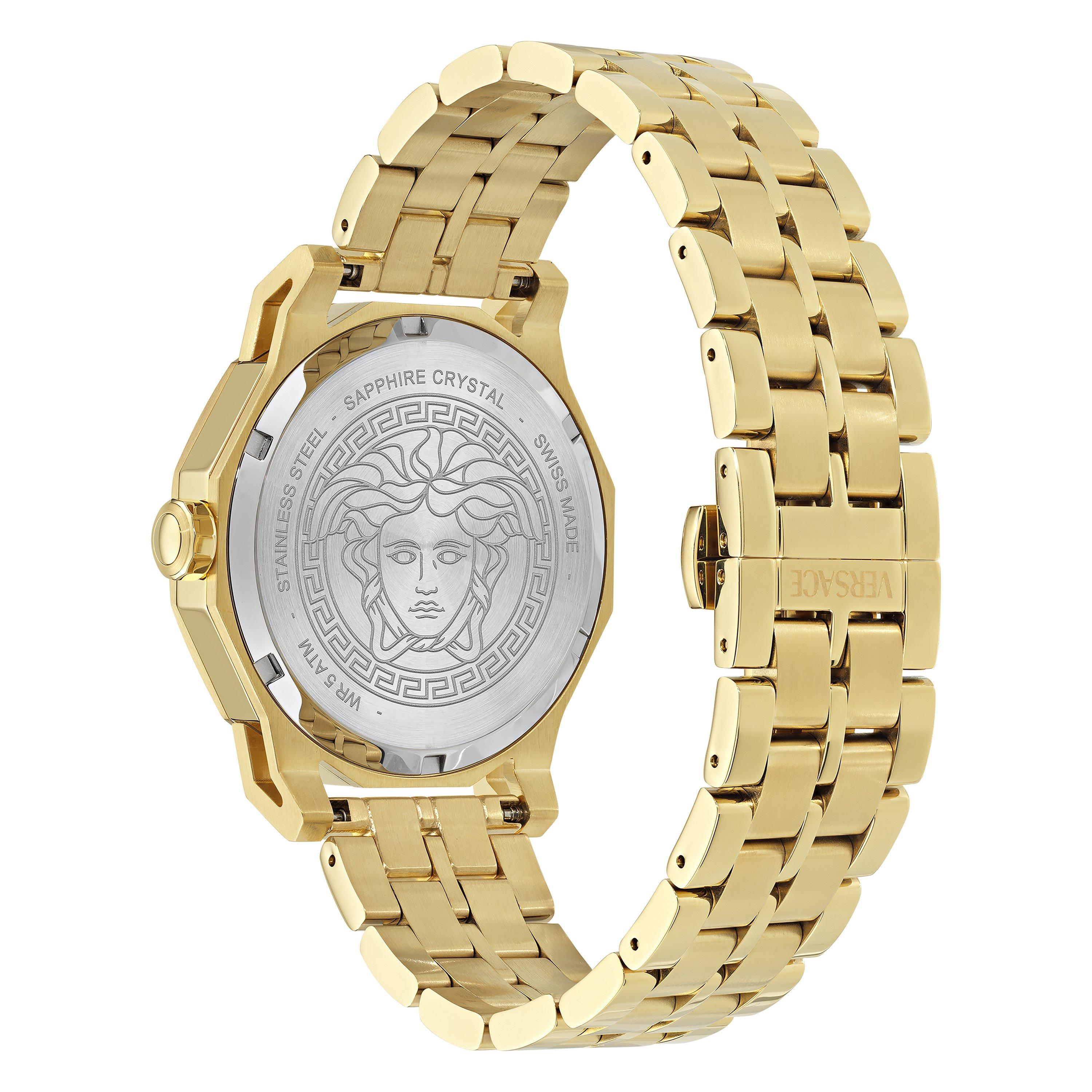 Black/Gold - Versace - Men's Medusa Deco Quartz Watch - 2