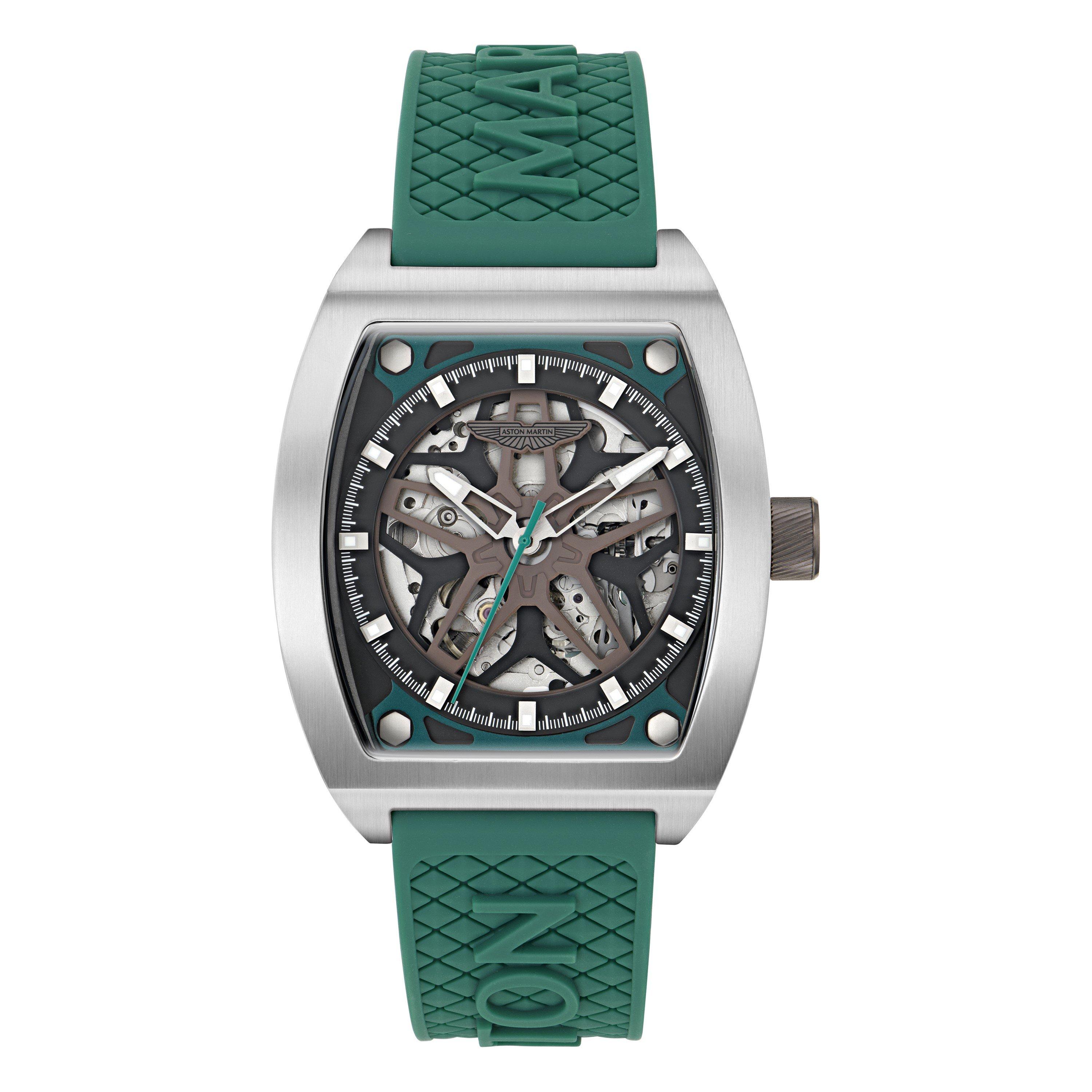 Aston Martin Men's Amr Thrill Watch Sn64 - Green/Silver