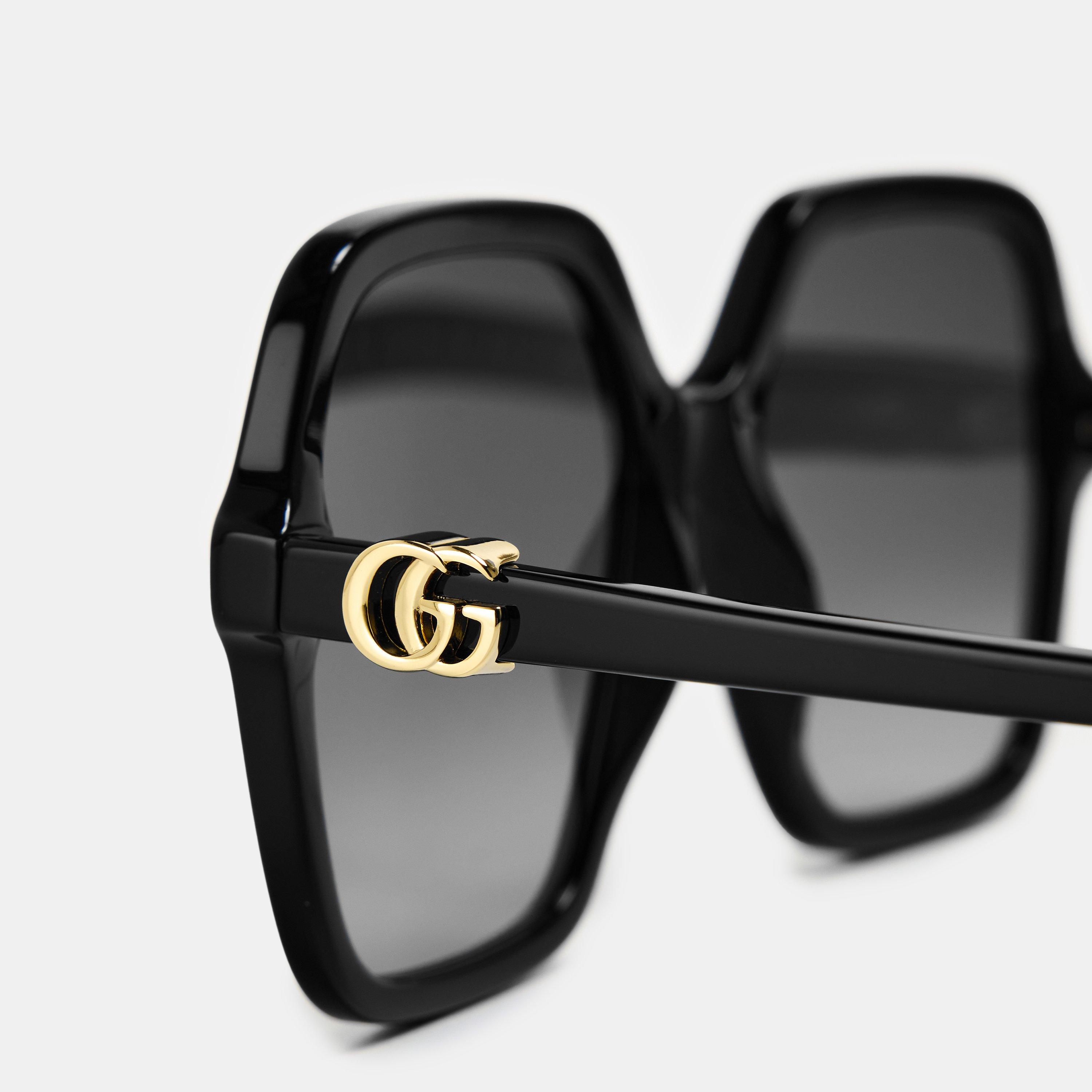  Black - Gucci - Women's Square Sunglasses - 3