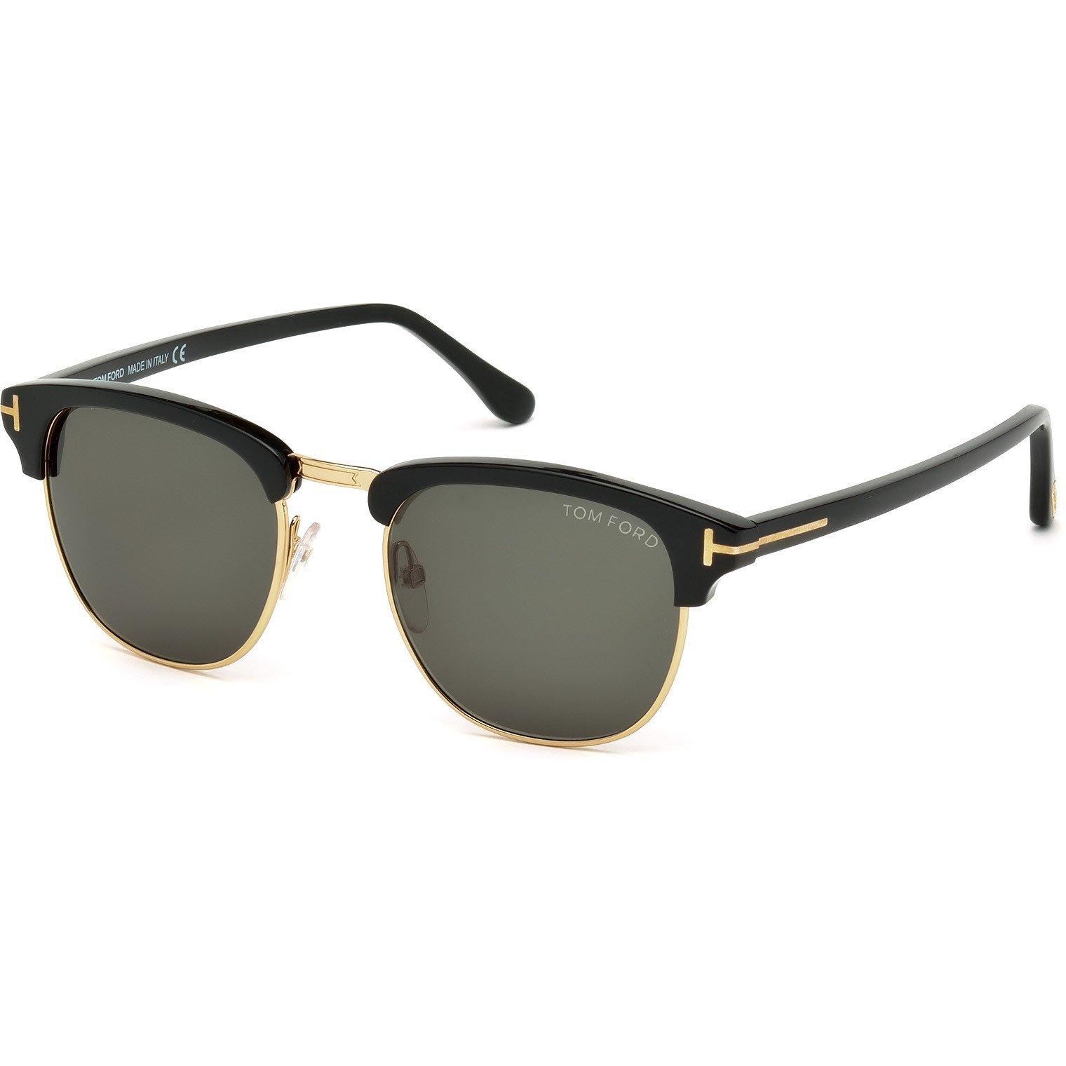 Gold/Black - Tom Ford - Mens Clubmaster Sunglasses - 1