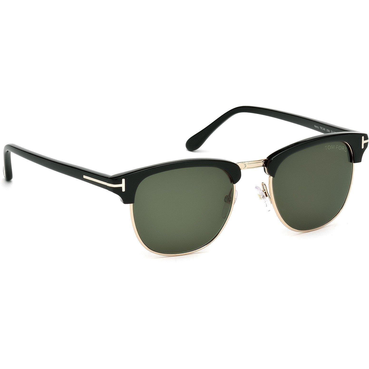 Gold/Black - Tom Ford - Mens Clubmaster Sunglasses - 2