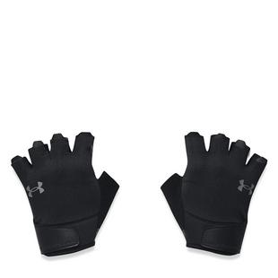 Blk/Pt Gray - Under Armour - Mens Training Gloves - 1
