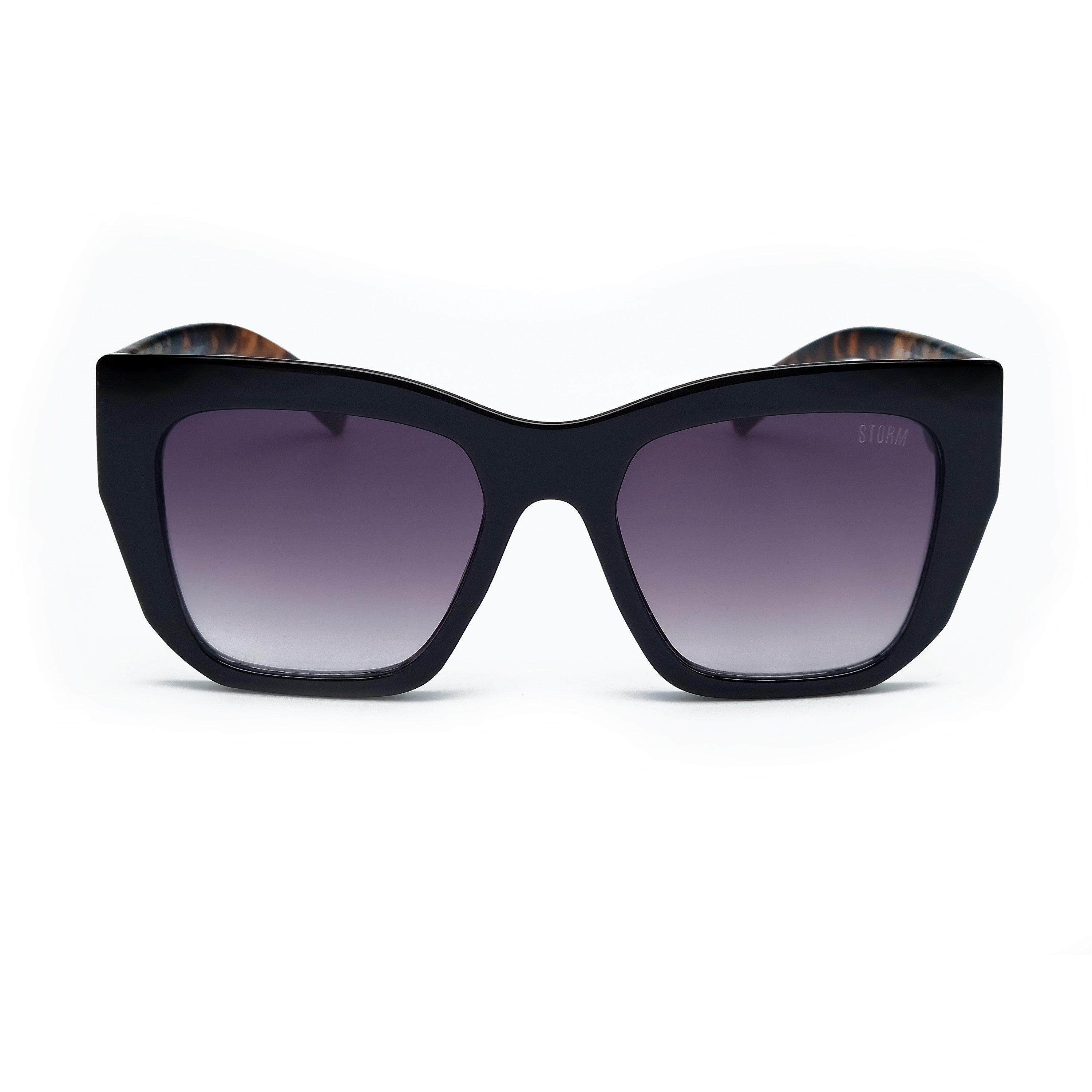 Schwarz - Storm - Women's Square Sunglasses - 2