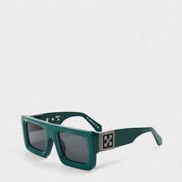 Off White Unisex Square Sunglasses, Square Design