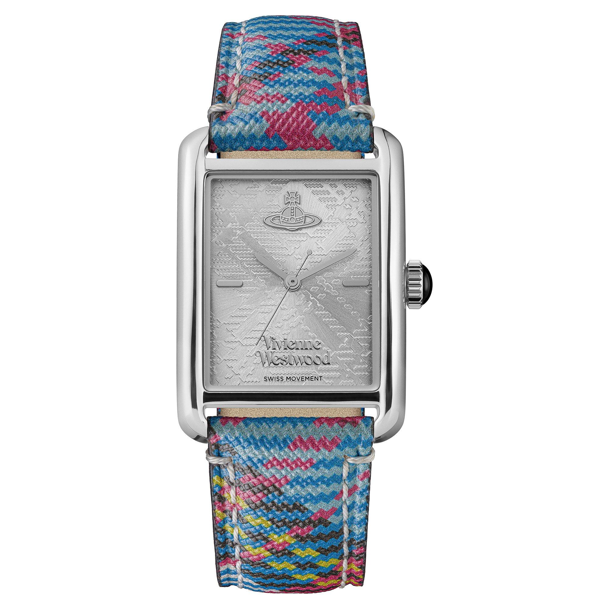 Vivienne Westwood Women's Quartz Water Resistant Analogue Quartz Watch - Tartan/White - Size 28mm