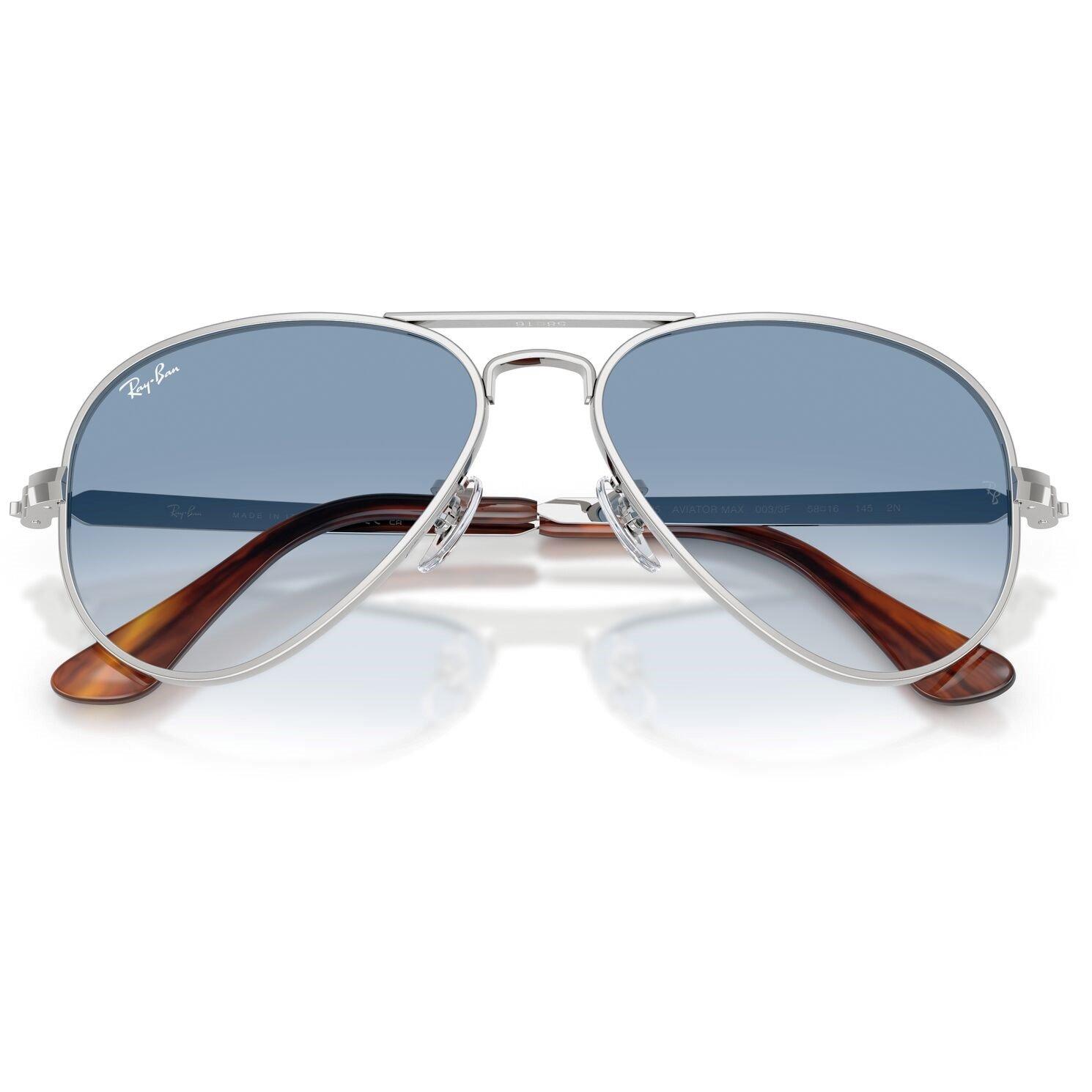 Silver/Blue - Ray-Ban - Max Sunglasses - 5