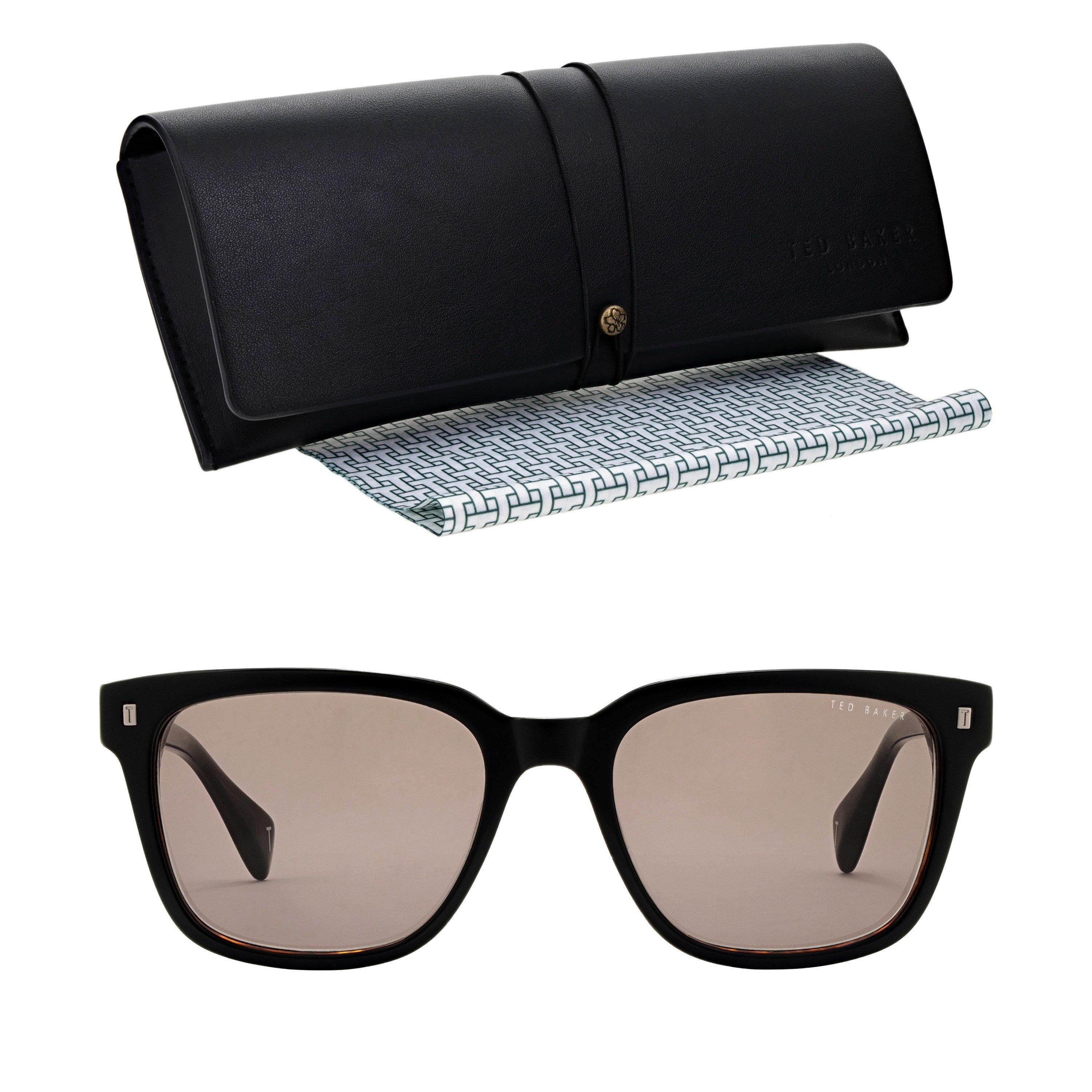 Black On Tort - Ted Baker - Men's Bak Elio Square Sunglasses - 4