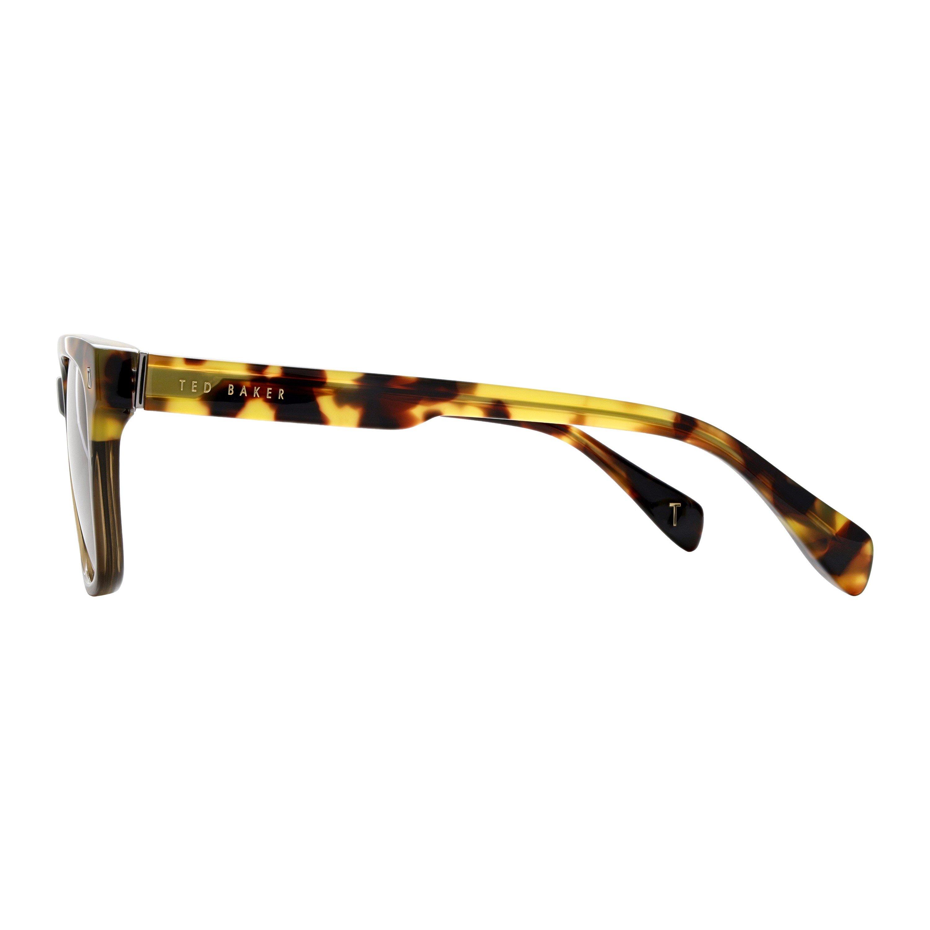 Tort To Khaki - Ted Baker - Men's Elio Square Sunglasses - 3