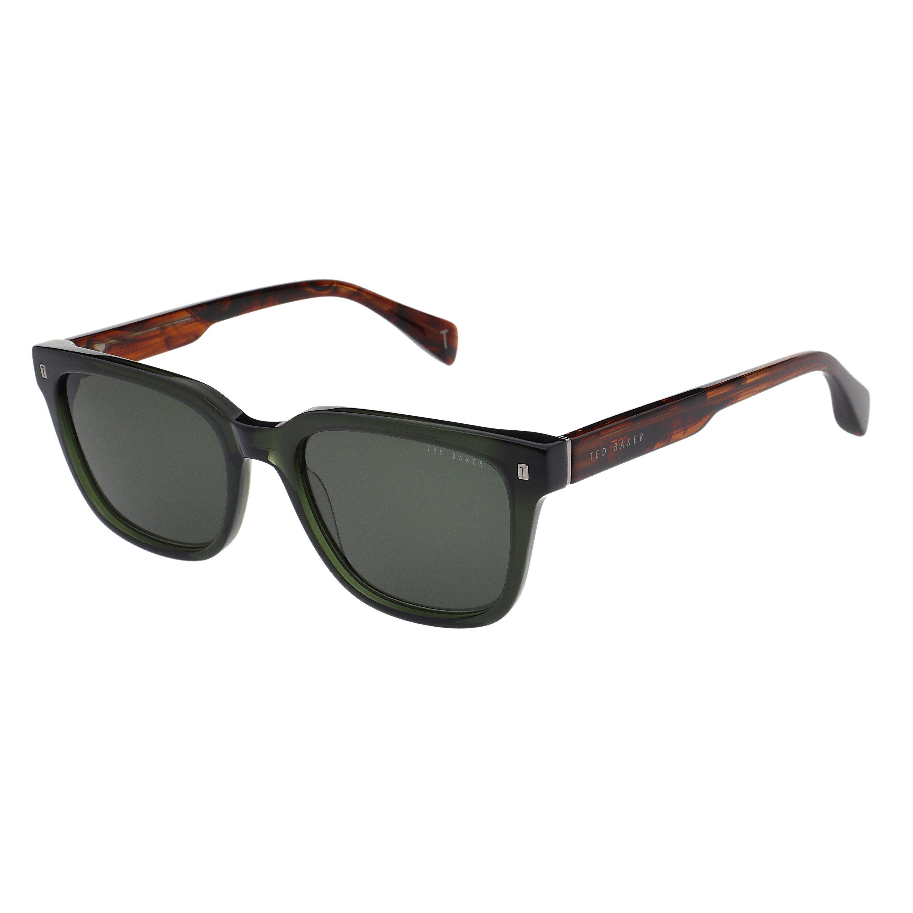 Crystal Green - Ted Baker - Men's Elio Square Sunglasses - 2