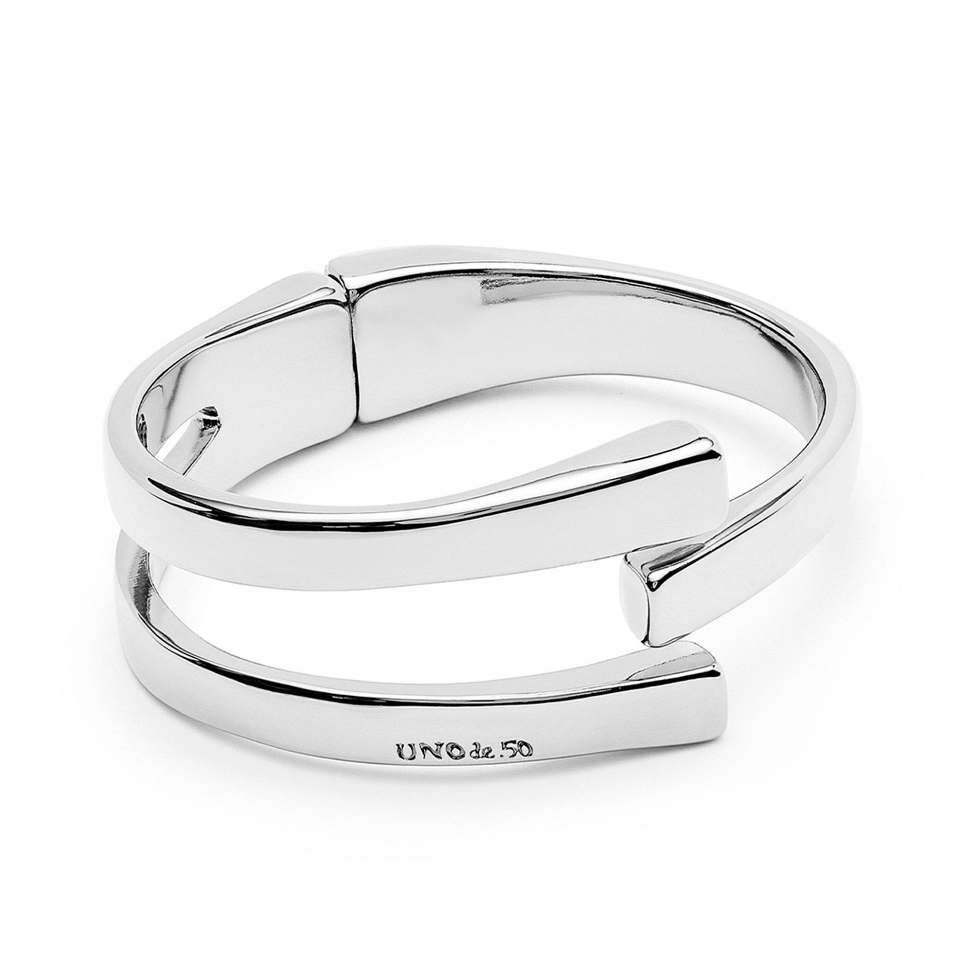 Zilver - UNOde50 - UNOde50 Sterling Silver-Plated Rigid Bracelet - 2
