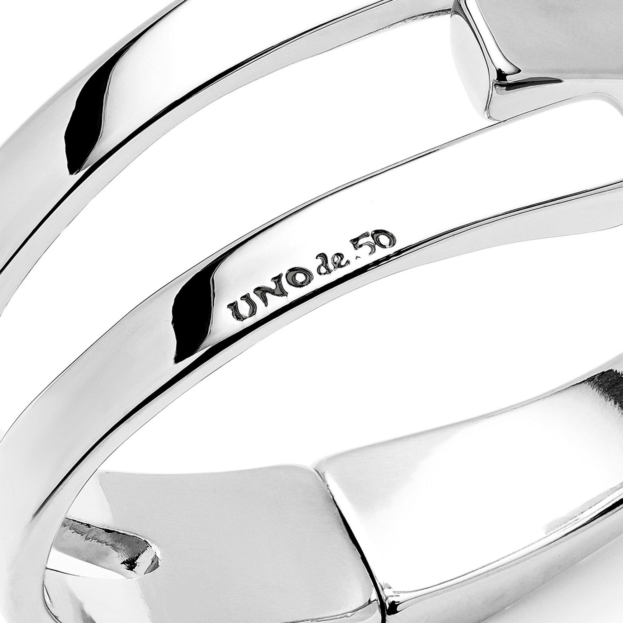 Zilver - UNOde50 - UNOde50 Sterling Silver-Plated Rigid Bracelet - 3