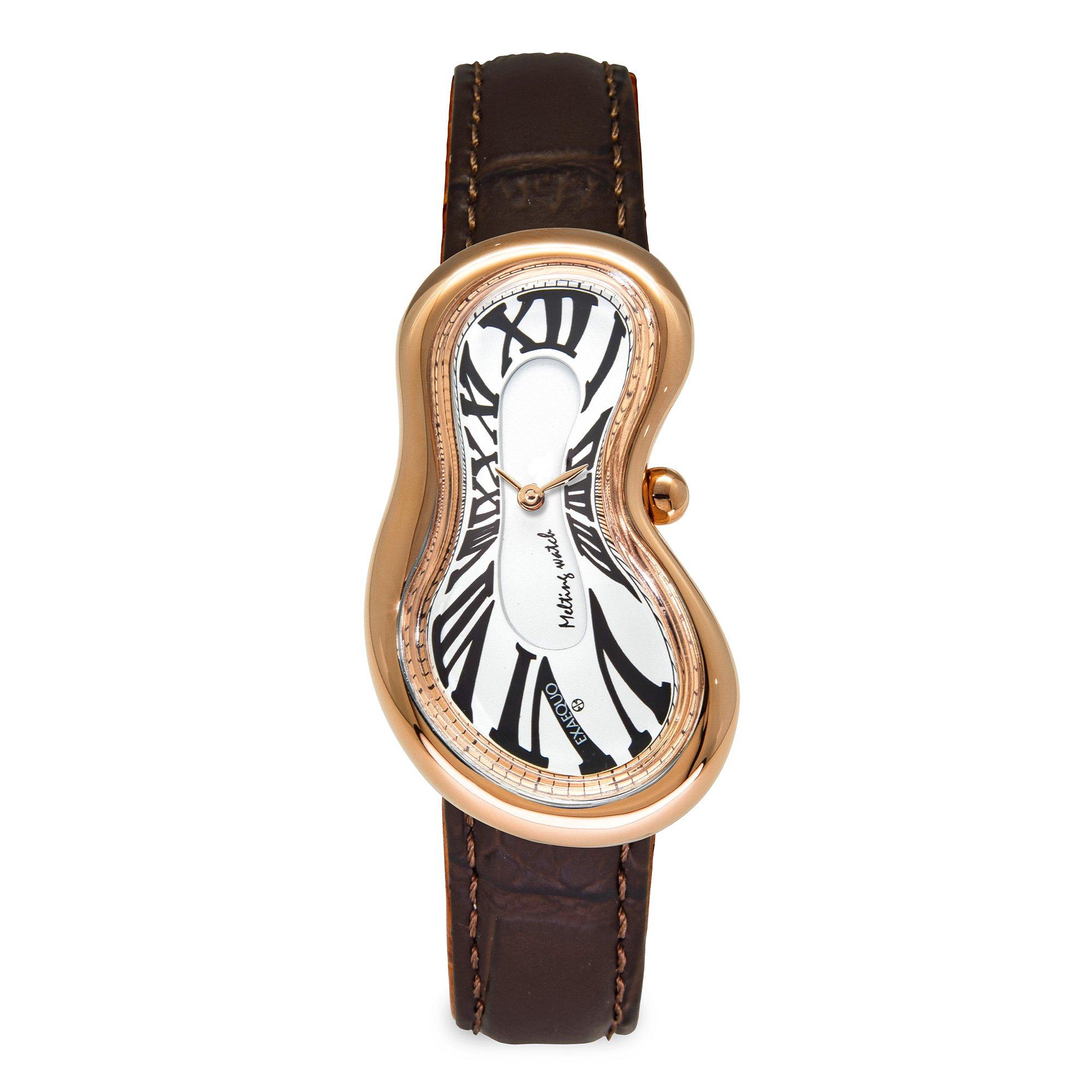 Exaequo  Melting Quartz Analogue Watch - White Dial