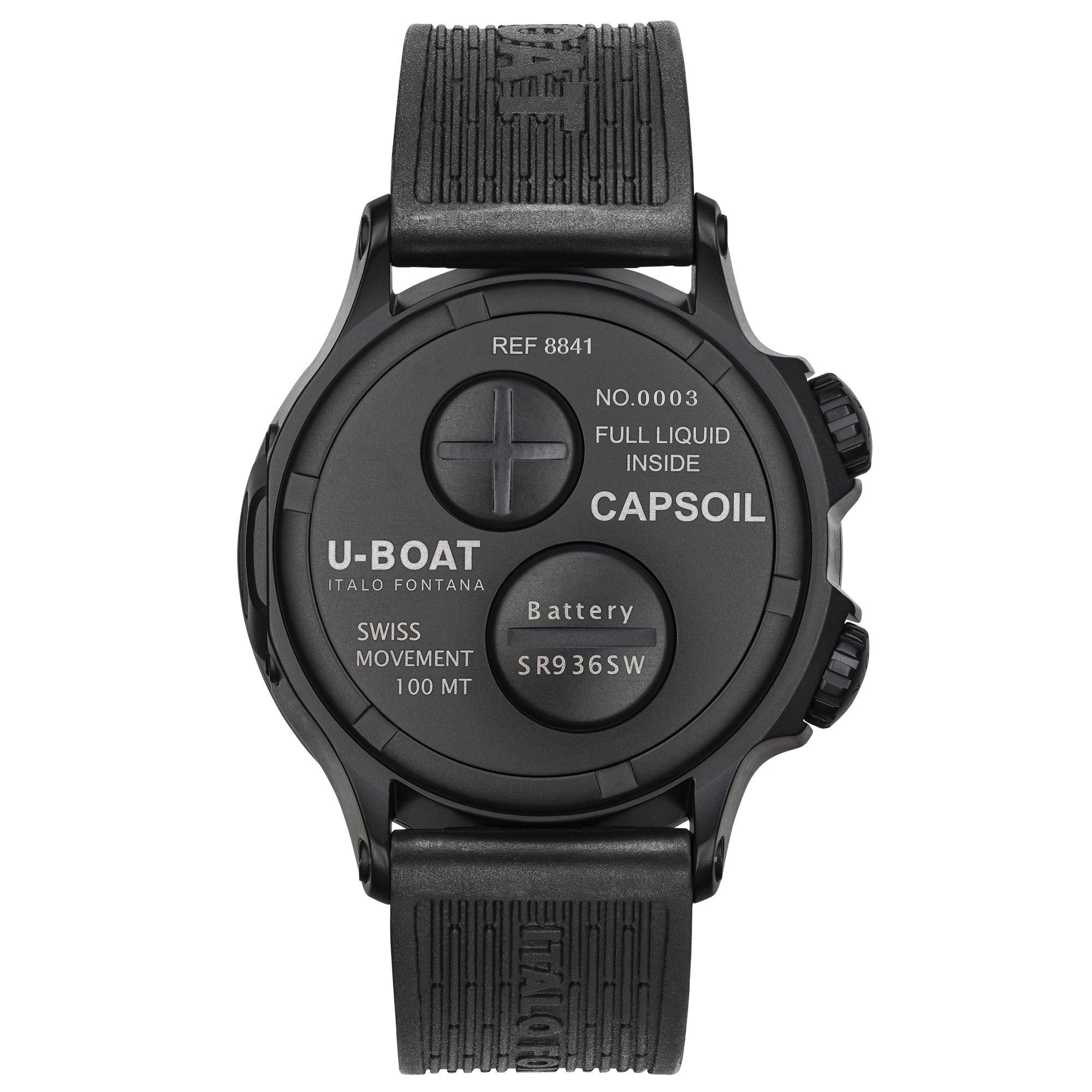 Black/Red - U-Boat - U-Boat Capsoil Doppiotempo 45 Dlc White - 2