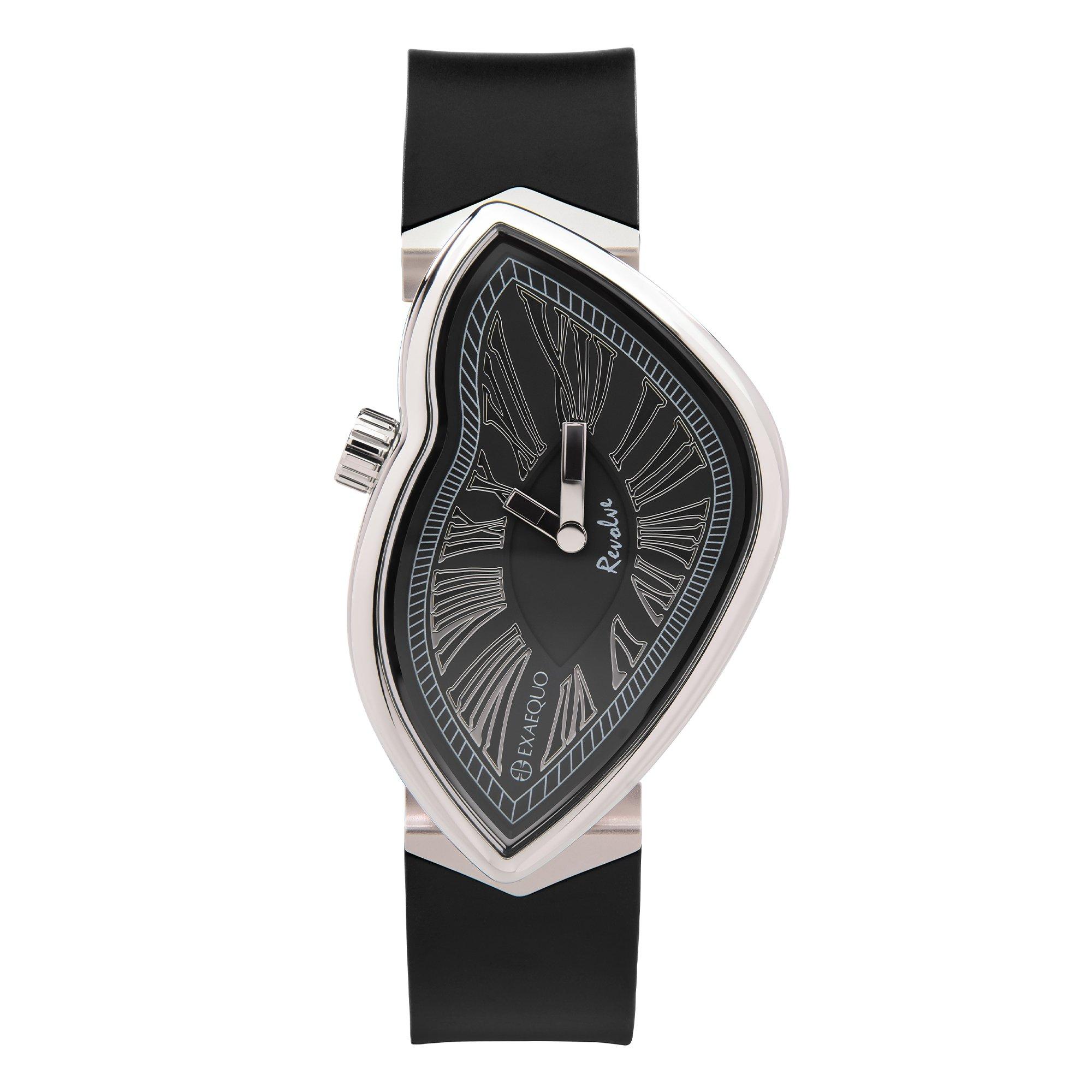 Exaequo  Revolve Quartz Analogue Watch - Black Dial