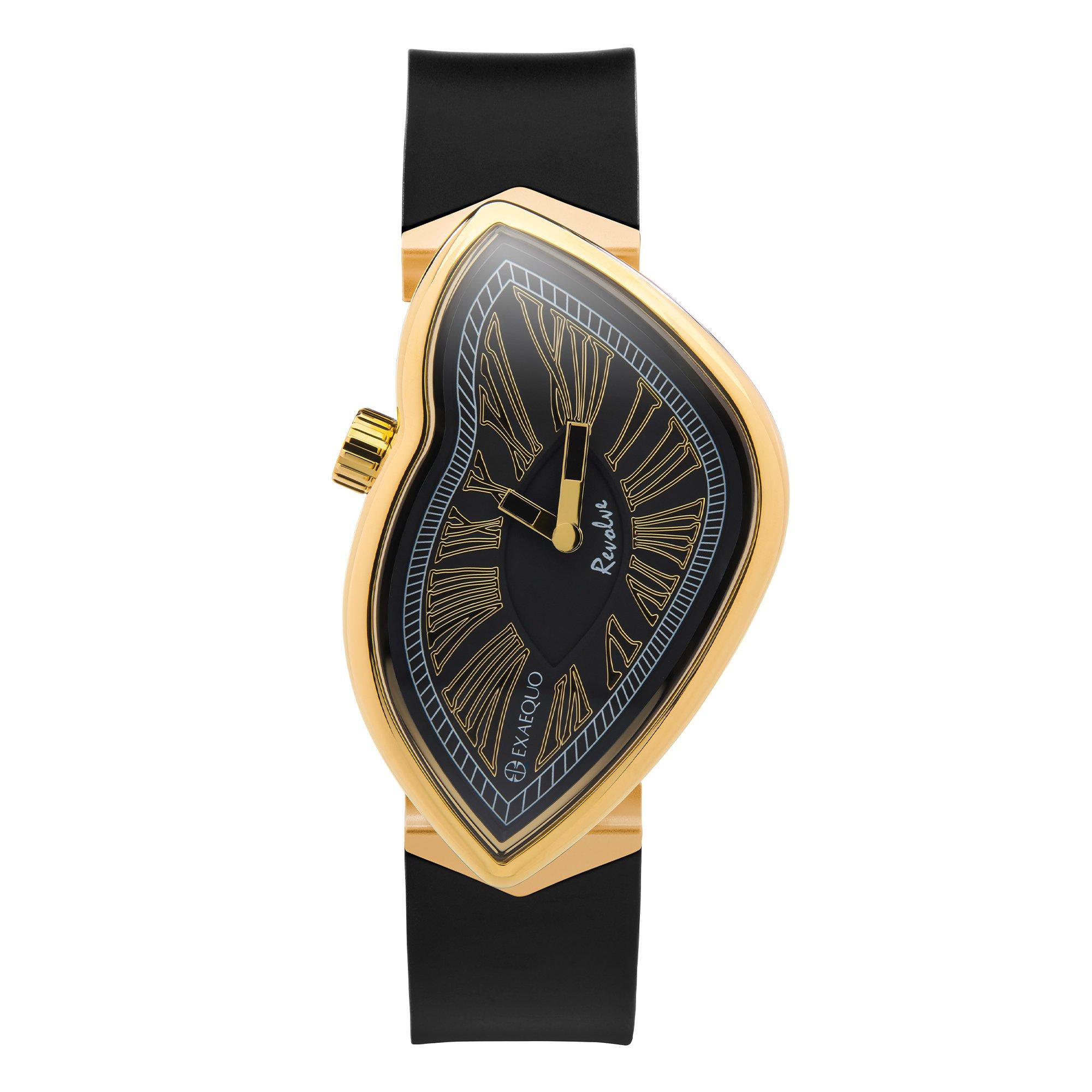 Exaequo  Revolve Quartz Watch - Black Dial