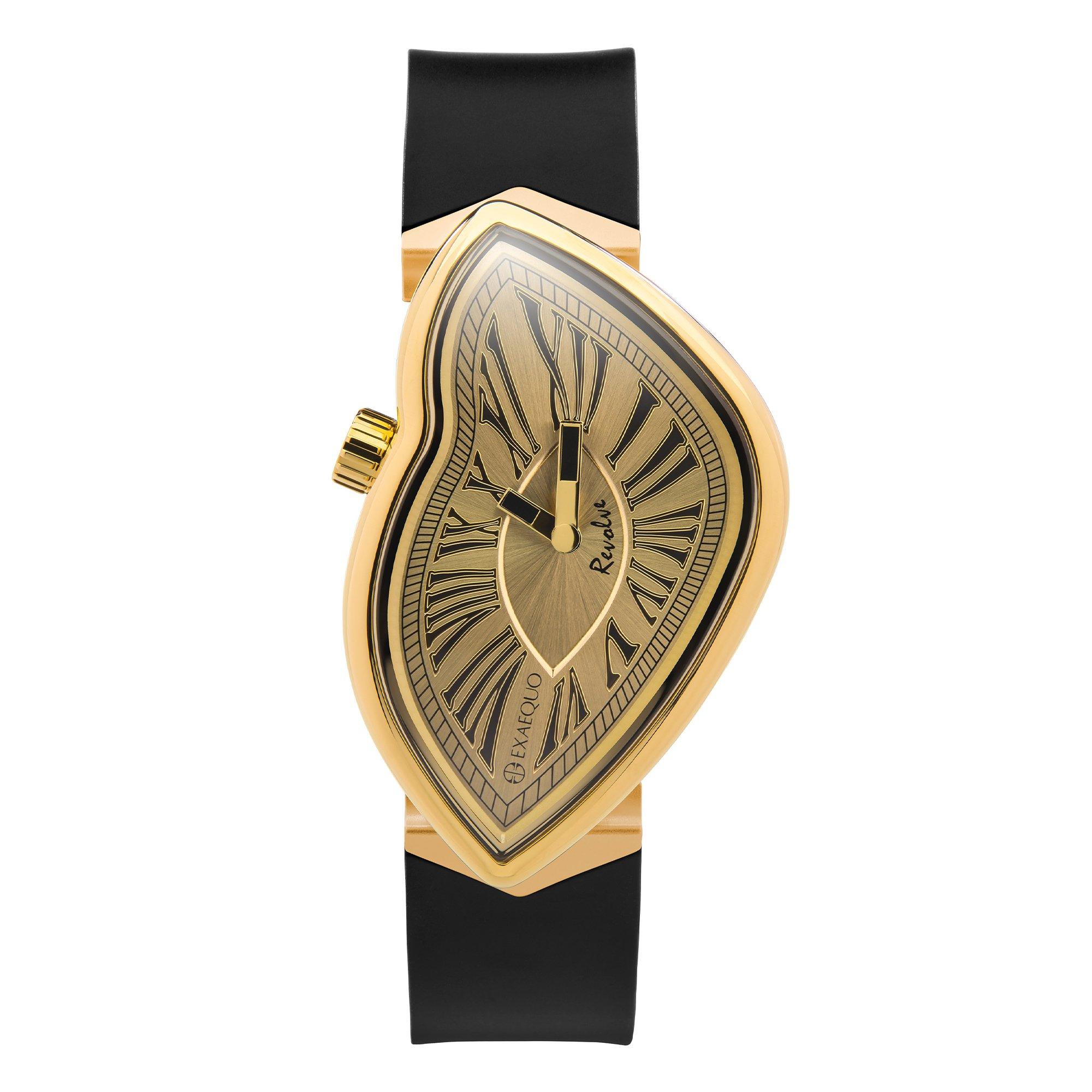 Exaequo  Revolve Quartz Watch - Yg Dial